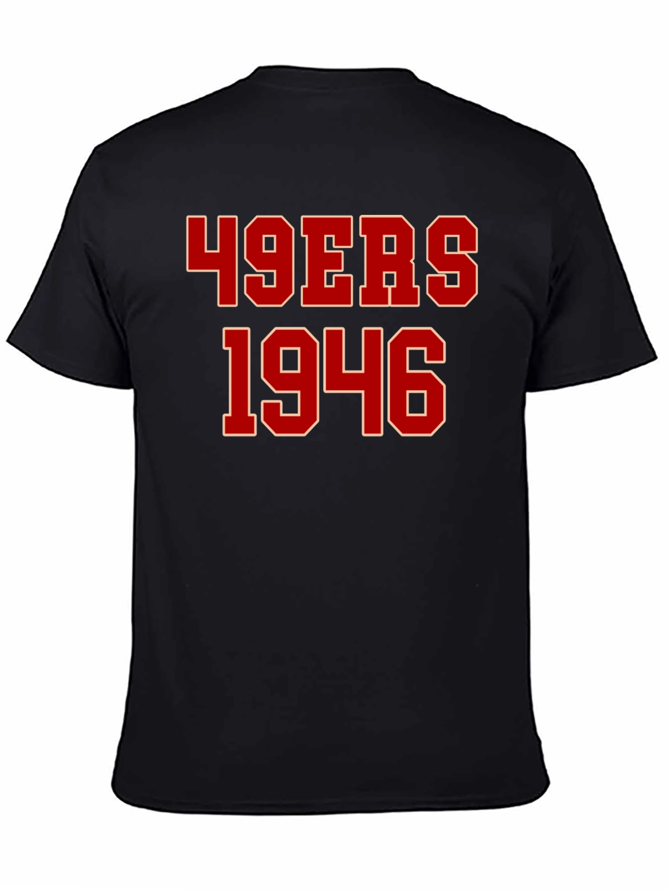 Camiseta 49ers 1946 Negra para Hombre