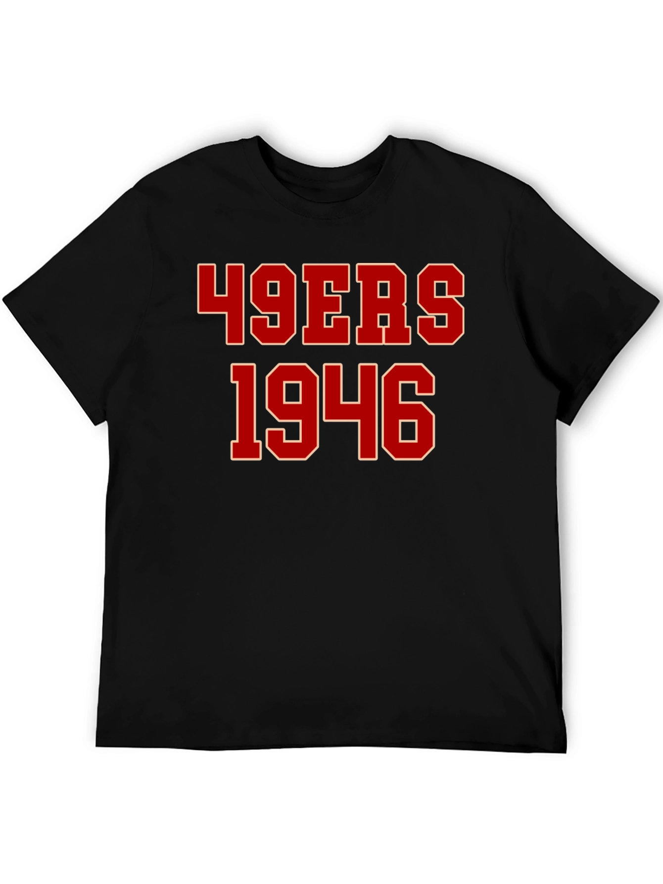 Camiseta 49ers 1946 Negra para Hombre