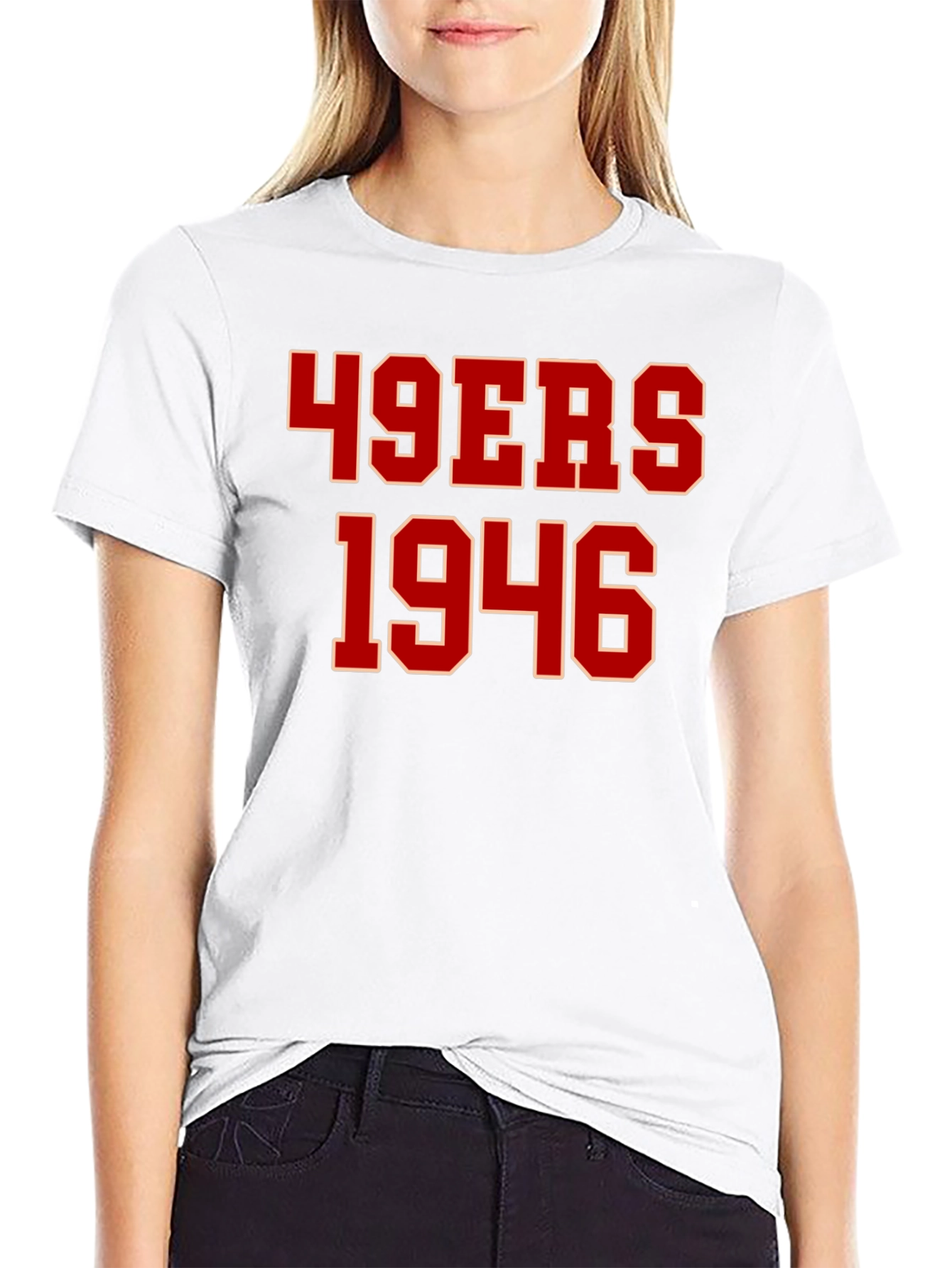 Camiseta 49ers 1946 Negra para Hombre