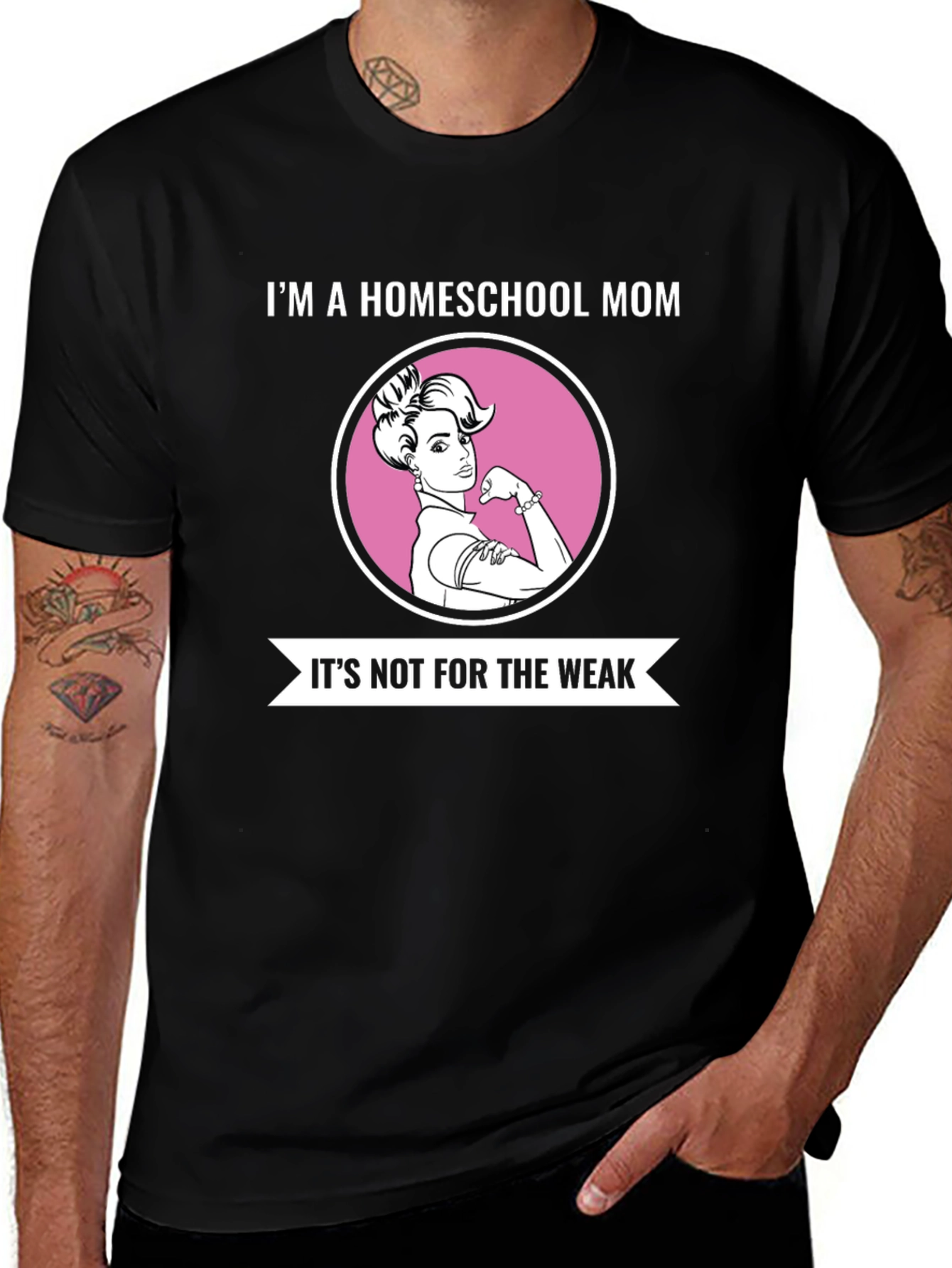 Camiseta para Mamá Homeschooling - No apto para débiles