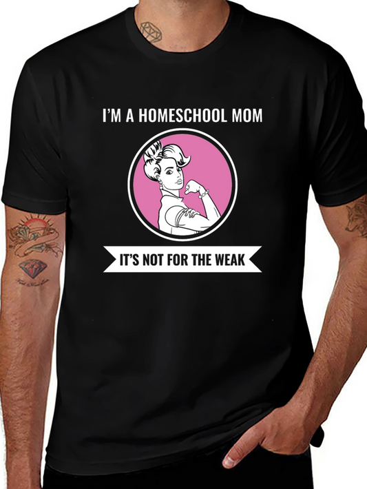 Camiseta para Mamá Homeschooling - No apto para débiles