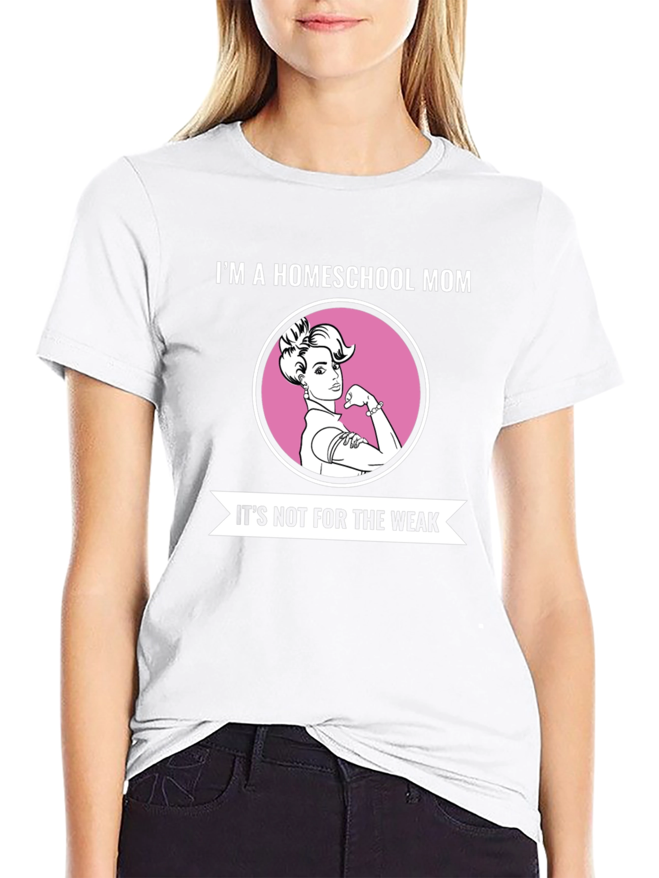 Camiseta para Mamá Homeschooling - No apto para débiles