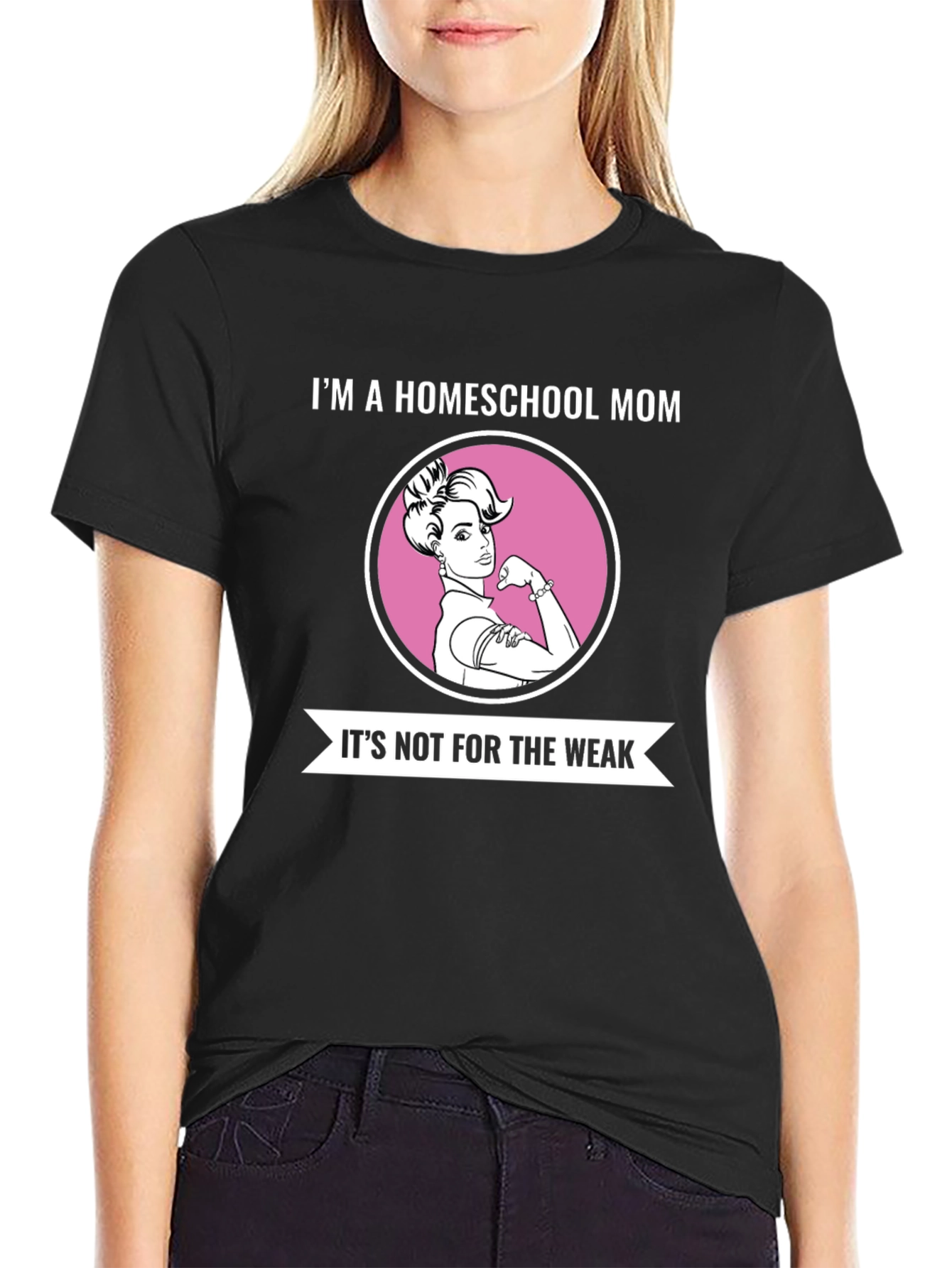 Camiseta para Mamá Homeschooling - No apto para débiles