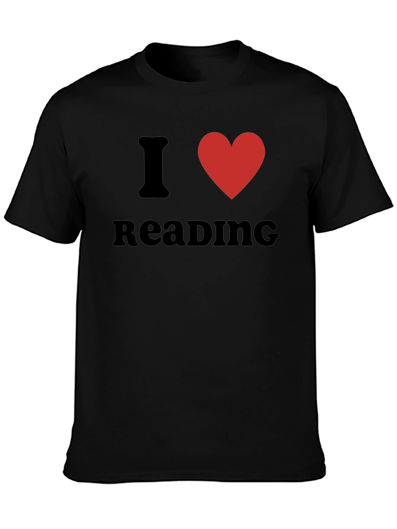 Camiseta Negra Amo Leer para Amantes de la Lectura
