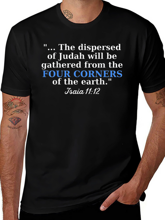 Camiseta Negra: Judá y los Cuatro Rincones