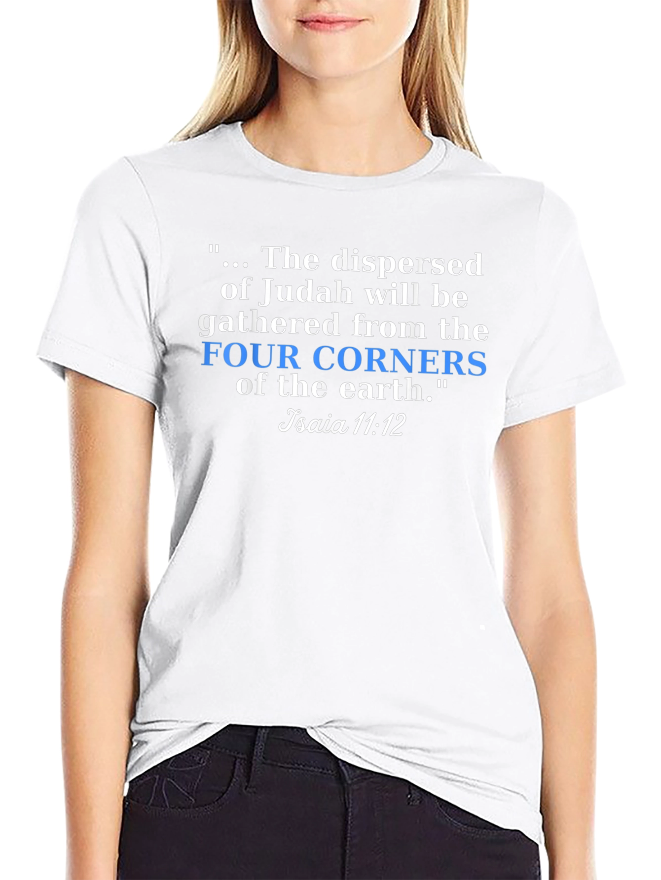 Camiseta Negra: Judá y los Cuatro Rincones