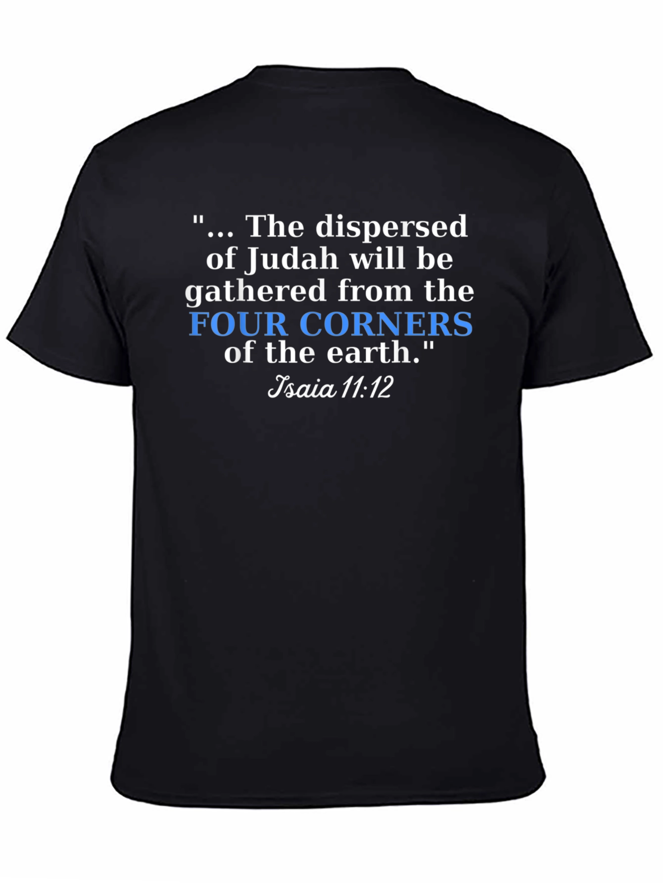 Camiseta Negra: Judá y los Cuatro Rincones