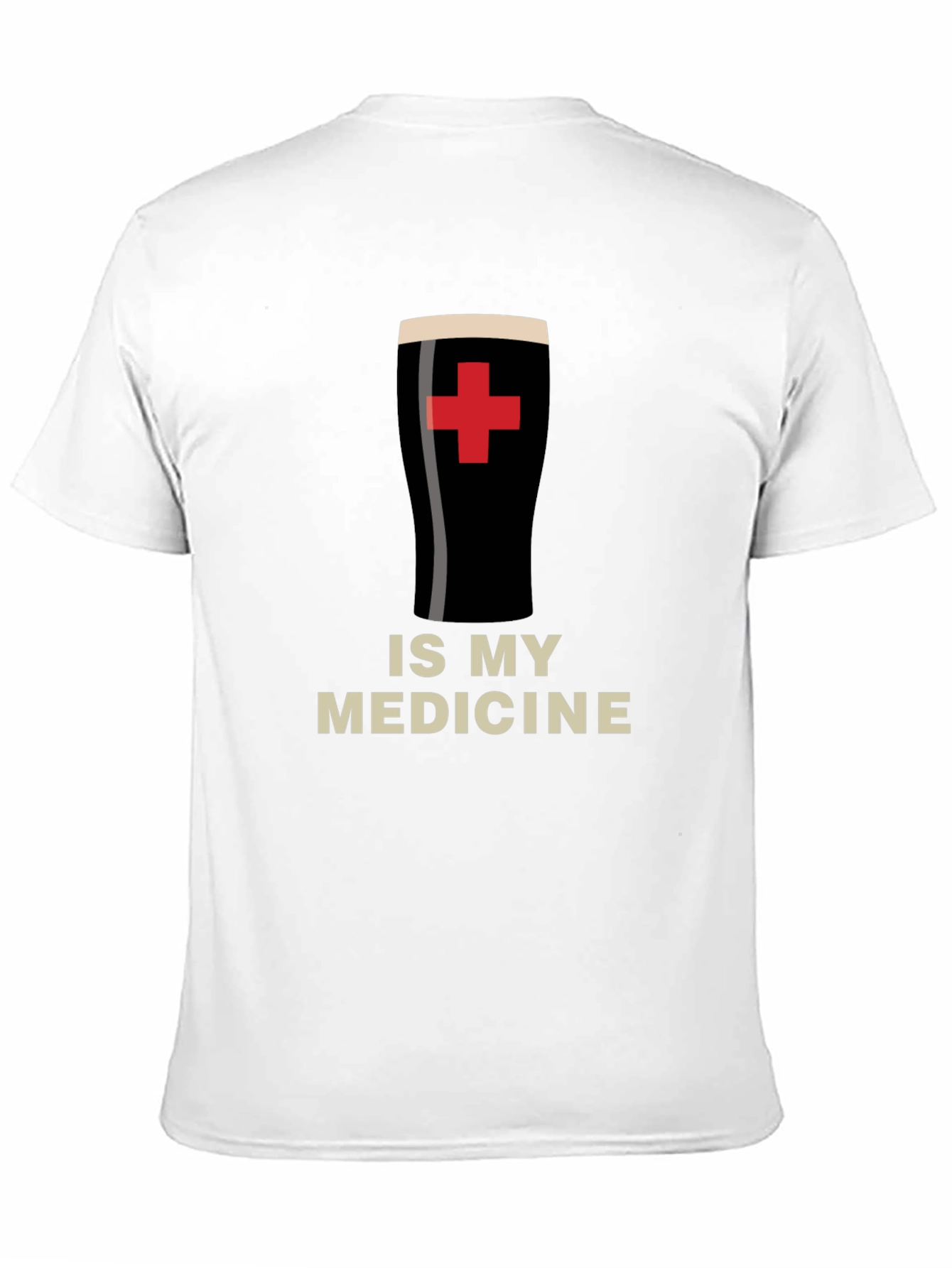 Camiseta Negra La Cerveza es mi Medicina