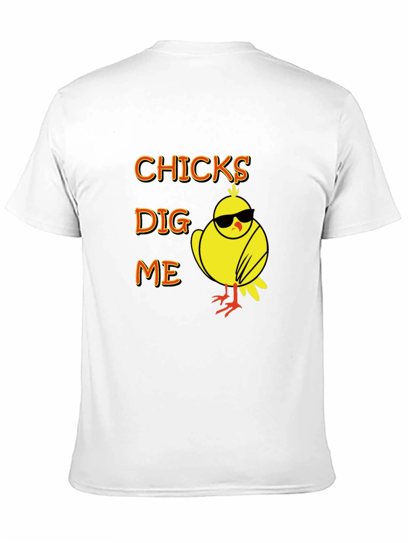 Camiseta Negra: Pollitos me aman