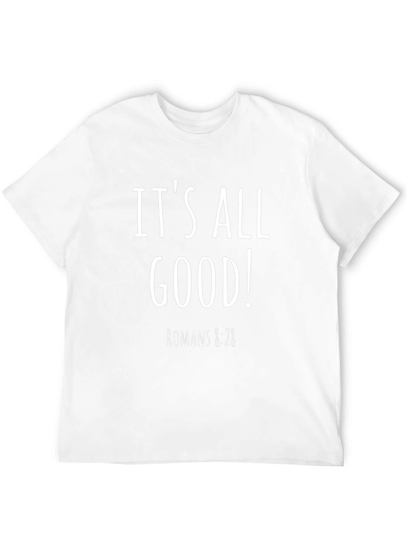 Camiseta Negra Its All Good! Romans 8:28