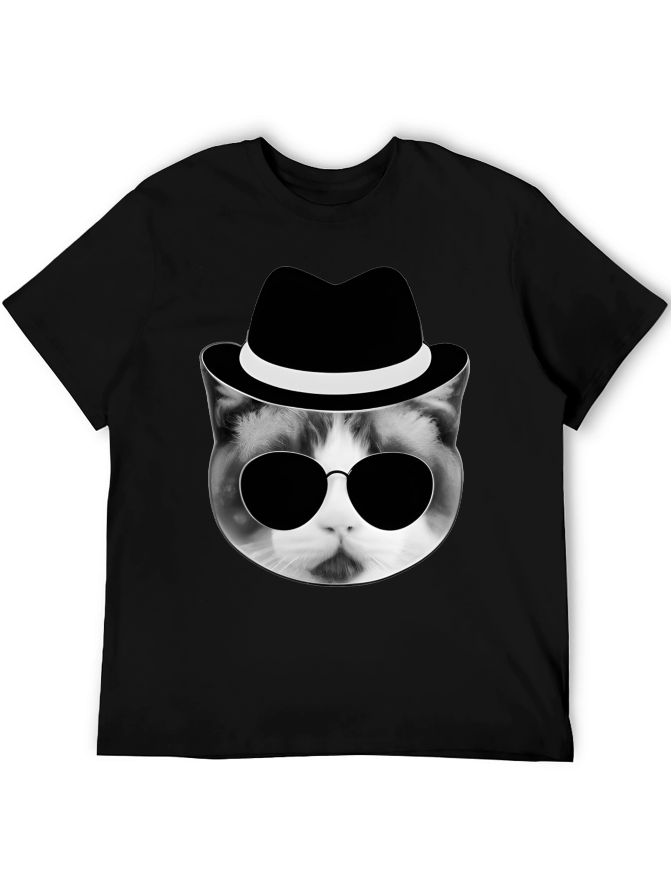 Camiseta Hombre Gato Gangster