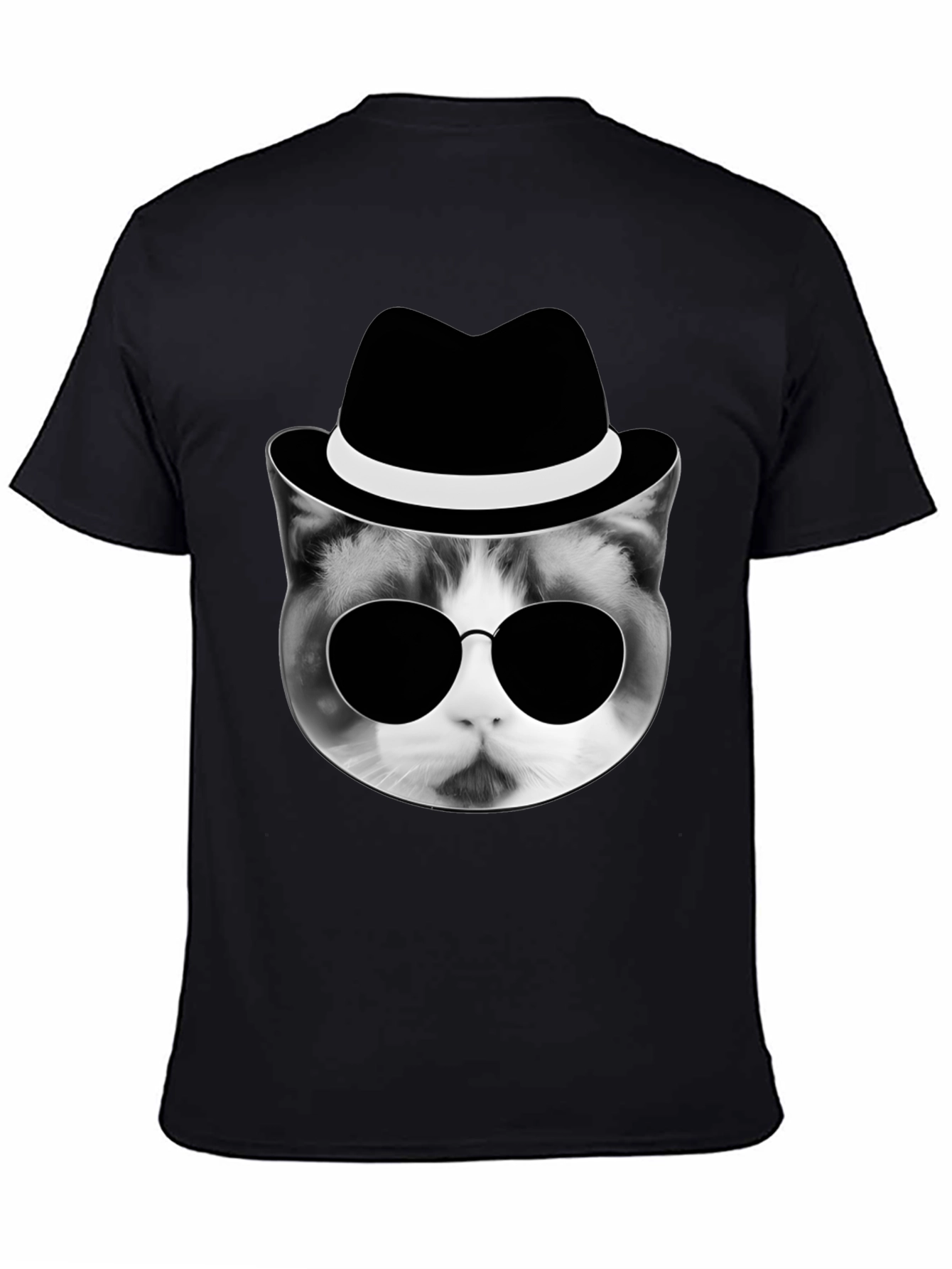 Camiseta Hombre Gato Gangster
