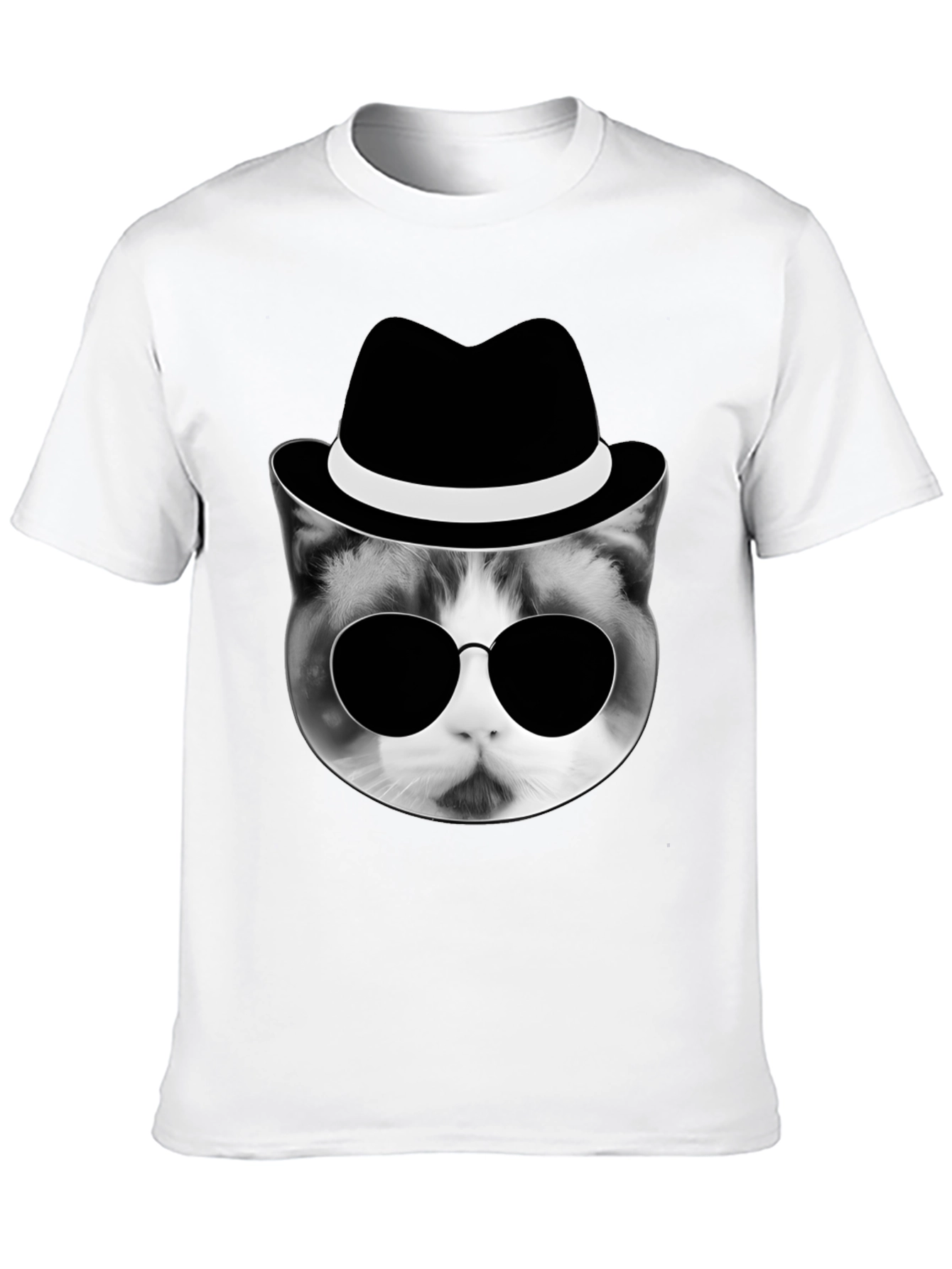 Camiseta Hombre Gato Gangster