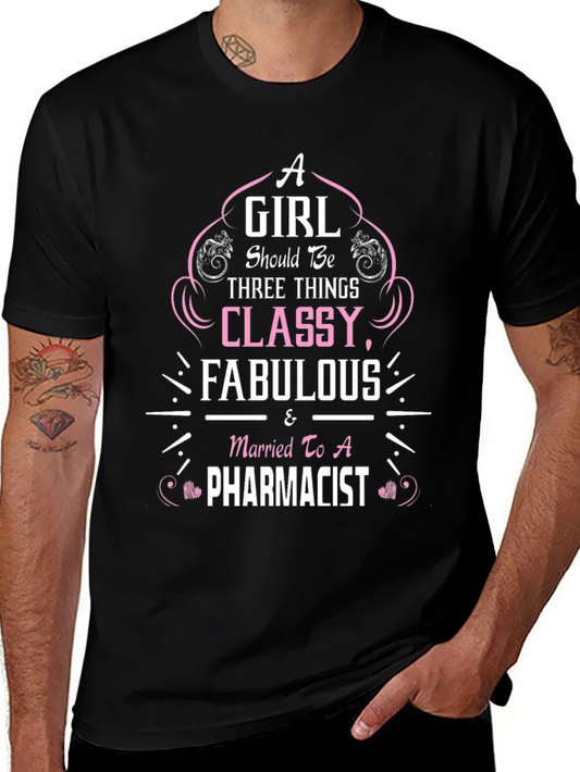 Camiseta Negra Mujer de Farmacéutico: Elegante y Fabulosa