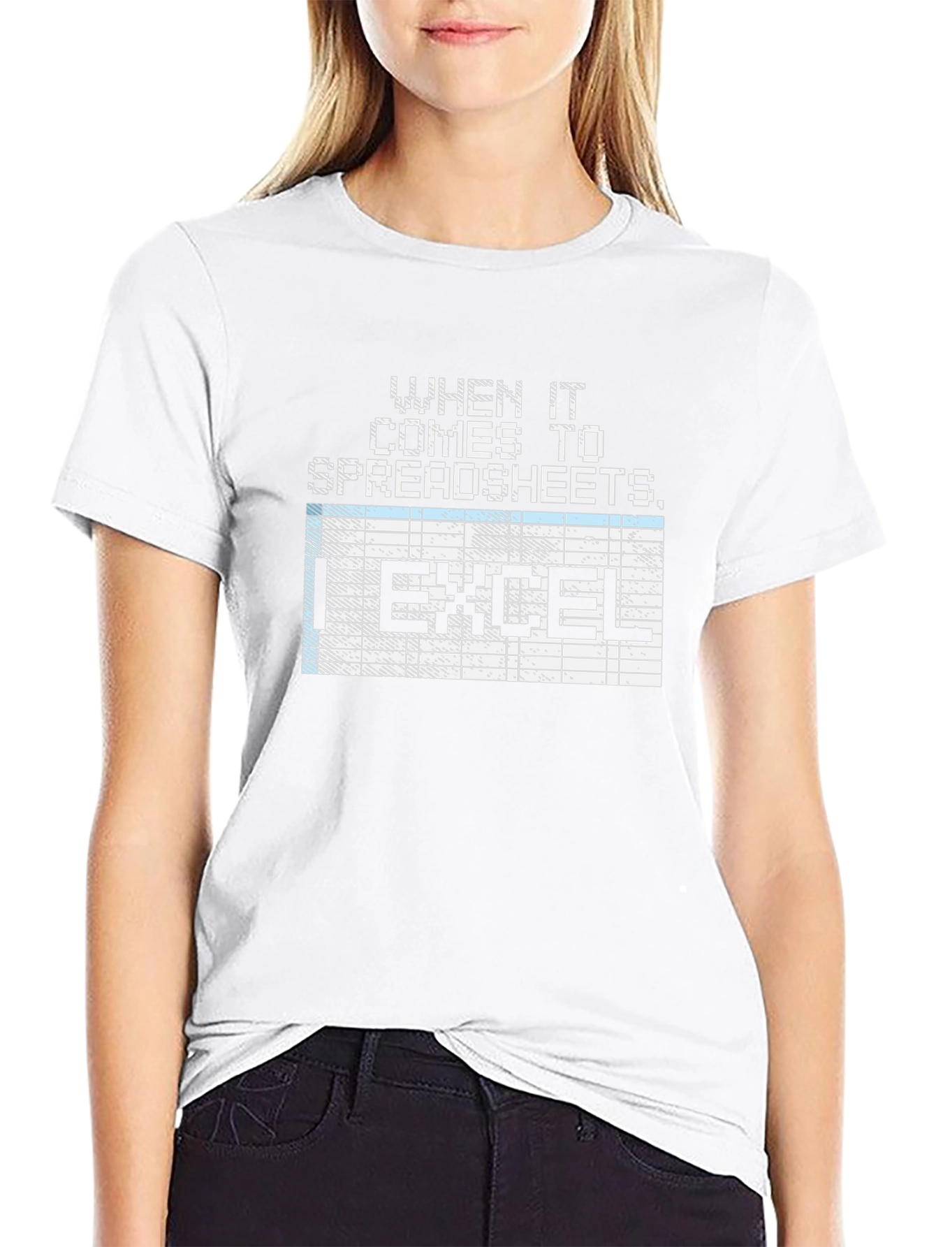 Camiseta Hombre: ¡Excel en Hojas de Cálculo!