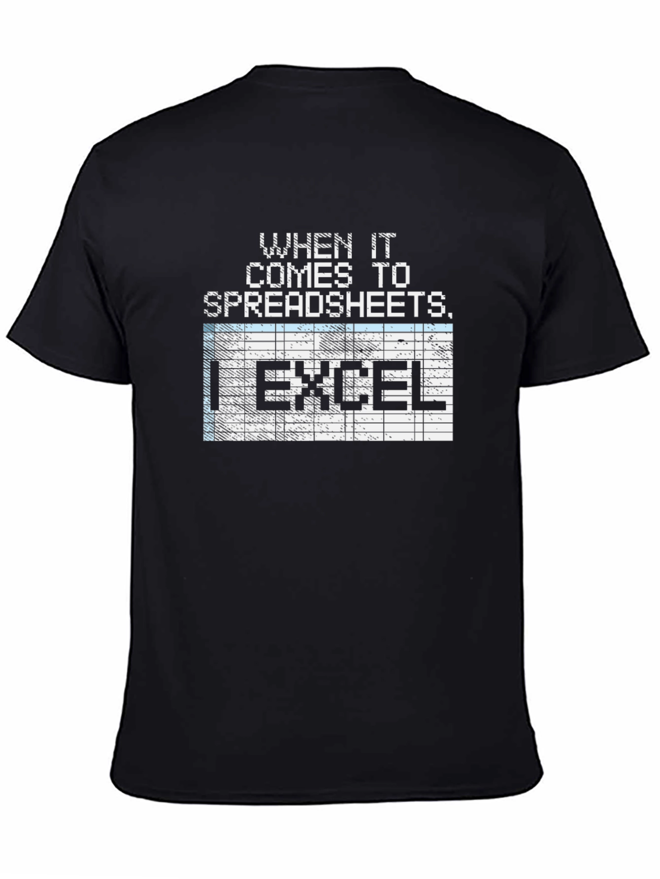 Camiseta Hombre: ¡Excel en Hojas de Cálculo!