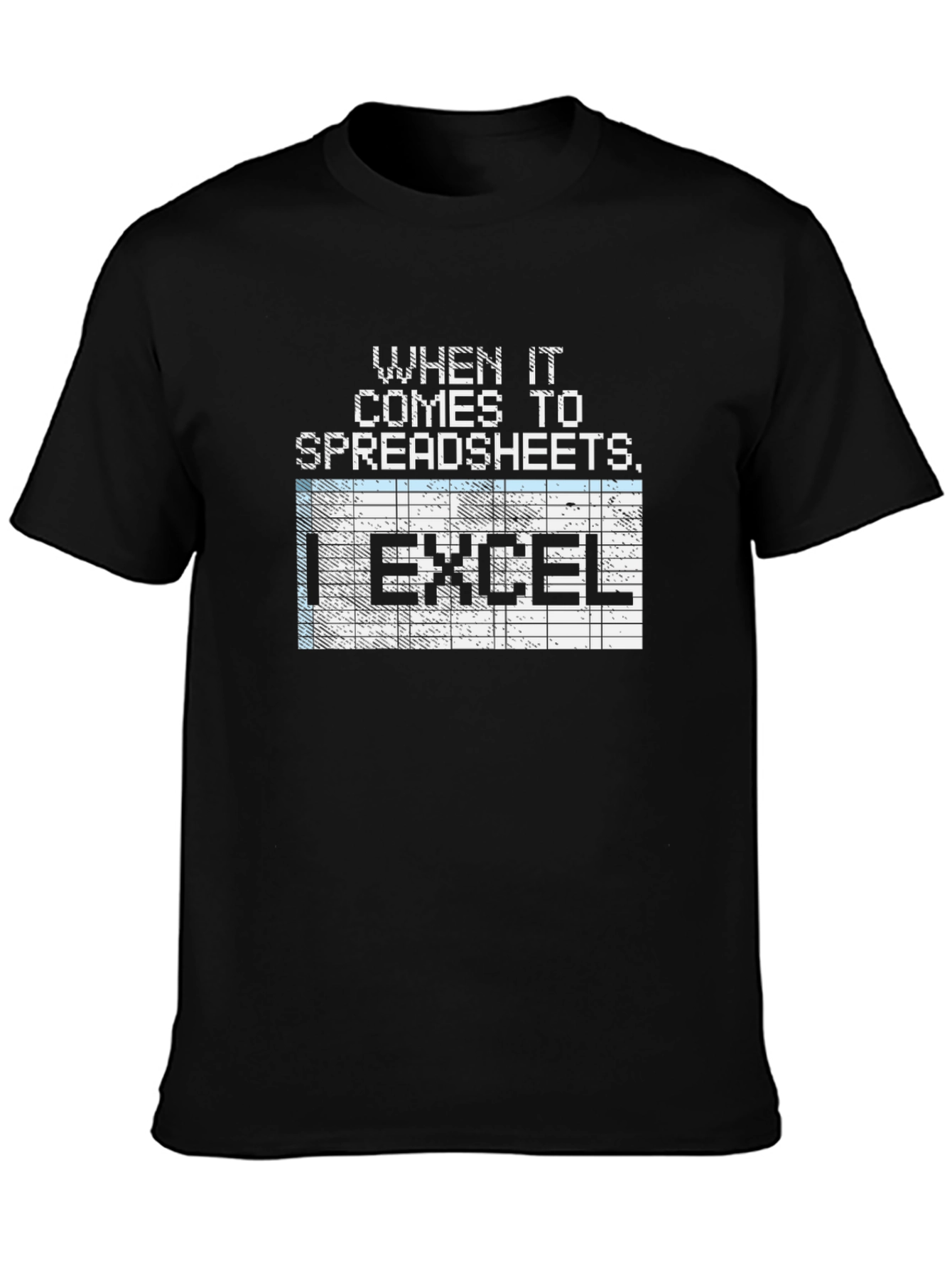 Camiseta Hombre: ¡Excel en Hojas de Cálculo!