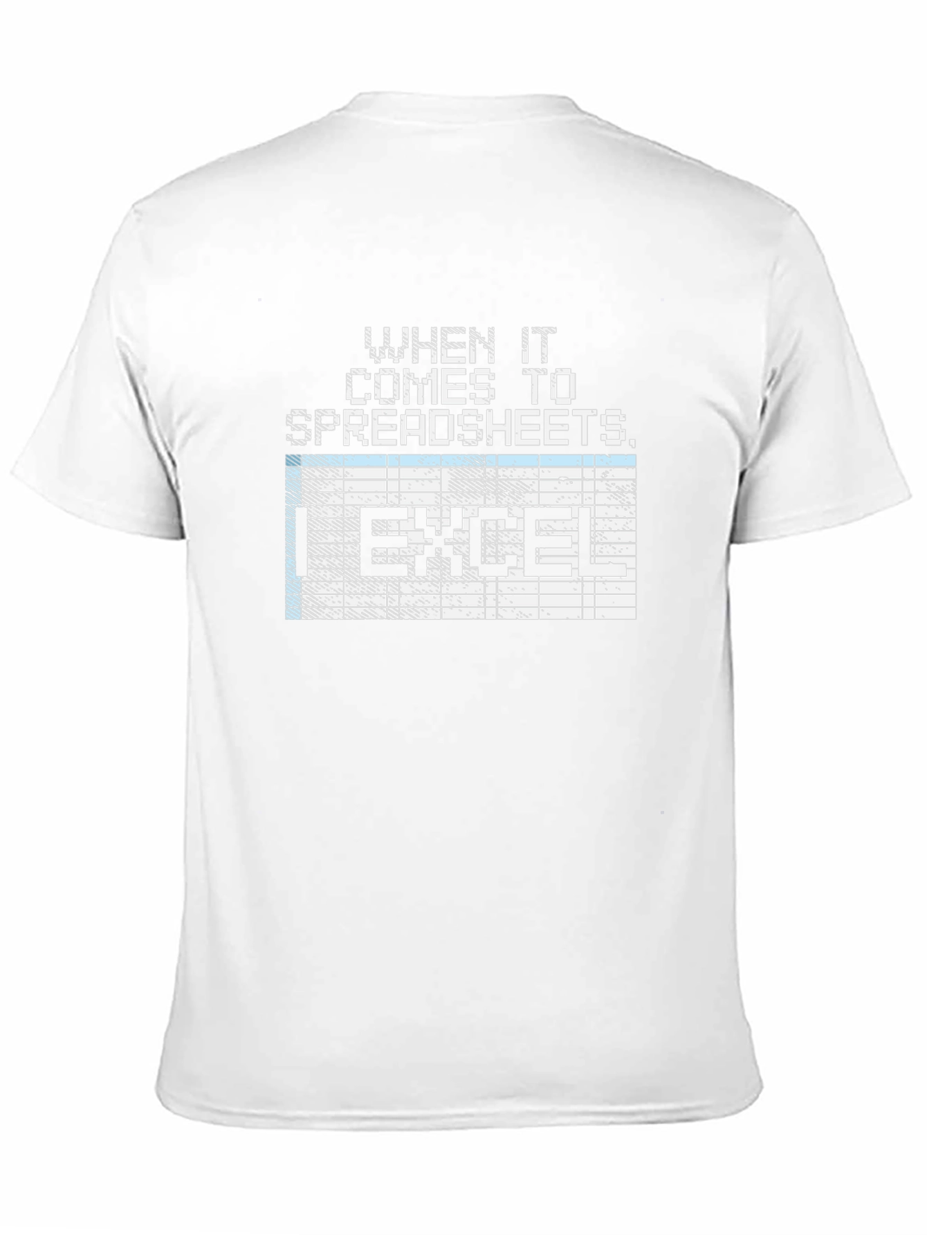 Camiseta Hombre: ¡Excel en Hojas de Cálculo!