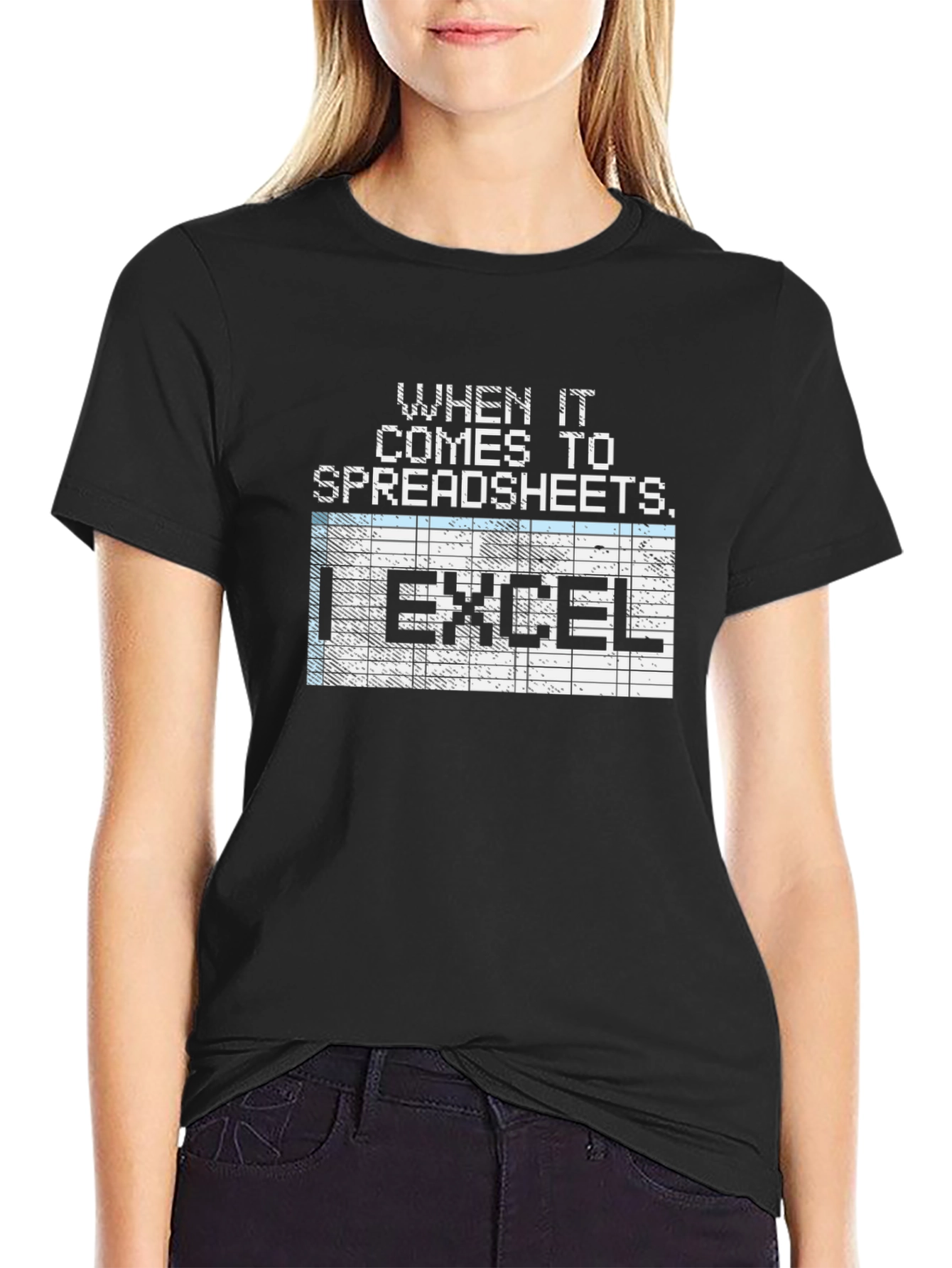 Camiseta Hombre: ¡Excel en Hojas de Cálculo!