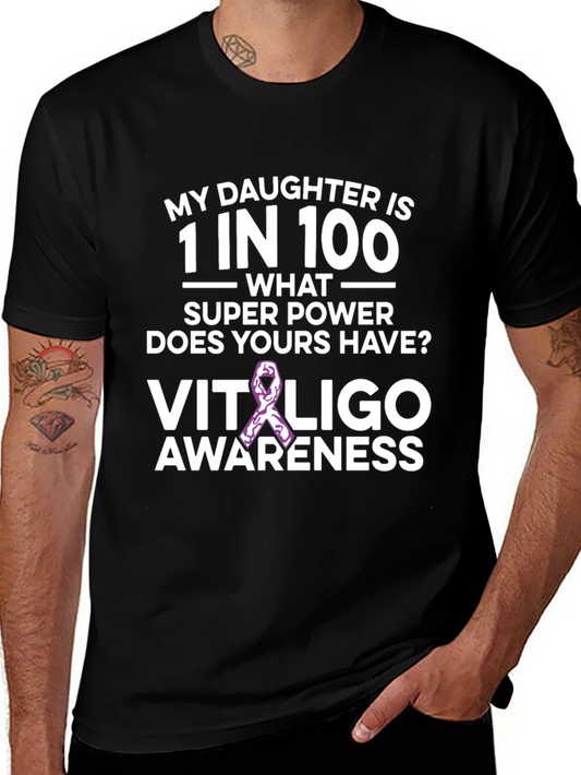 Camiseta Concientización Vitiligo - Hija Única