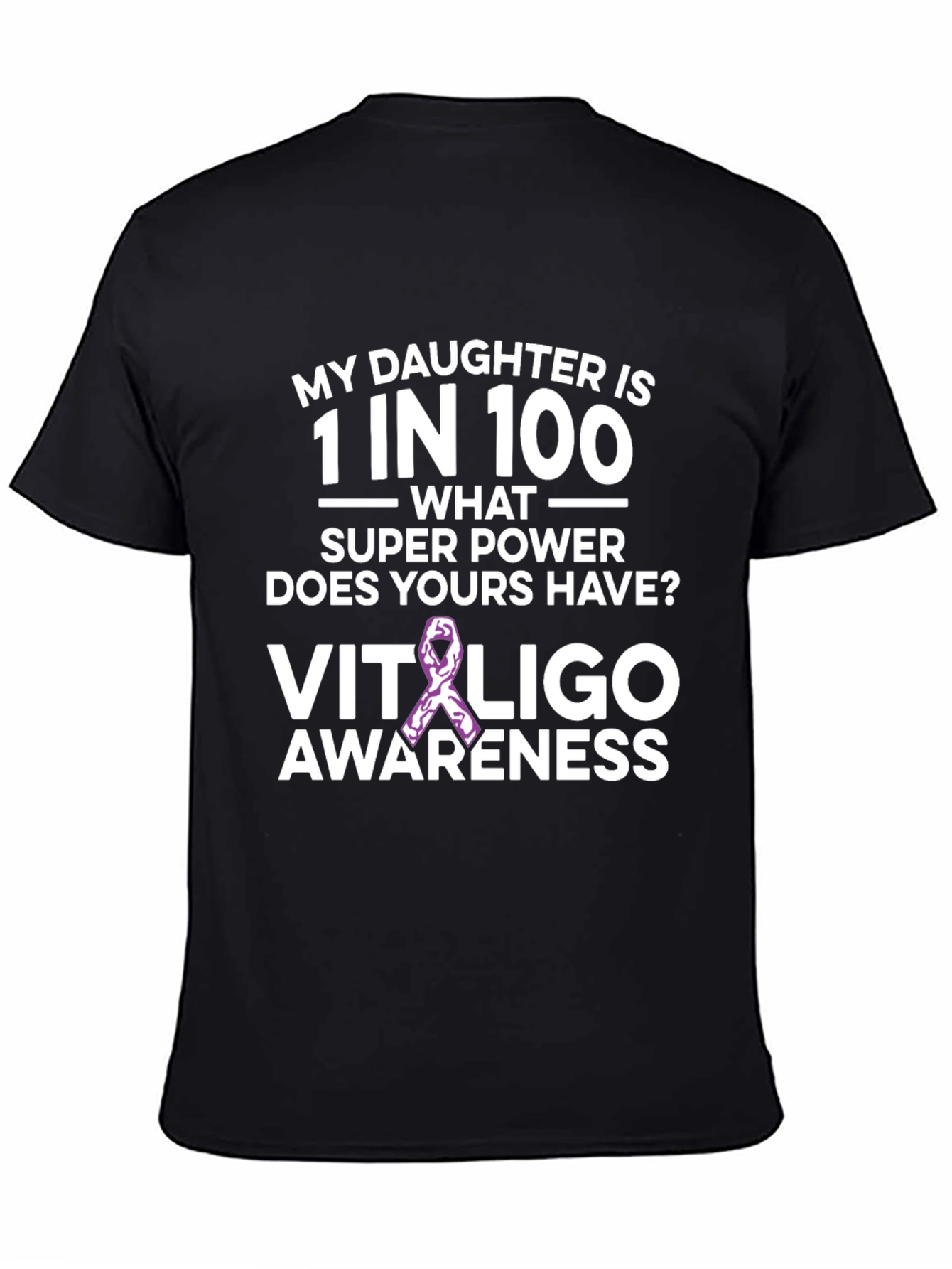 Camiseta Concientización Vitiligo - Hija Única