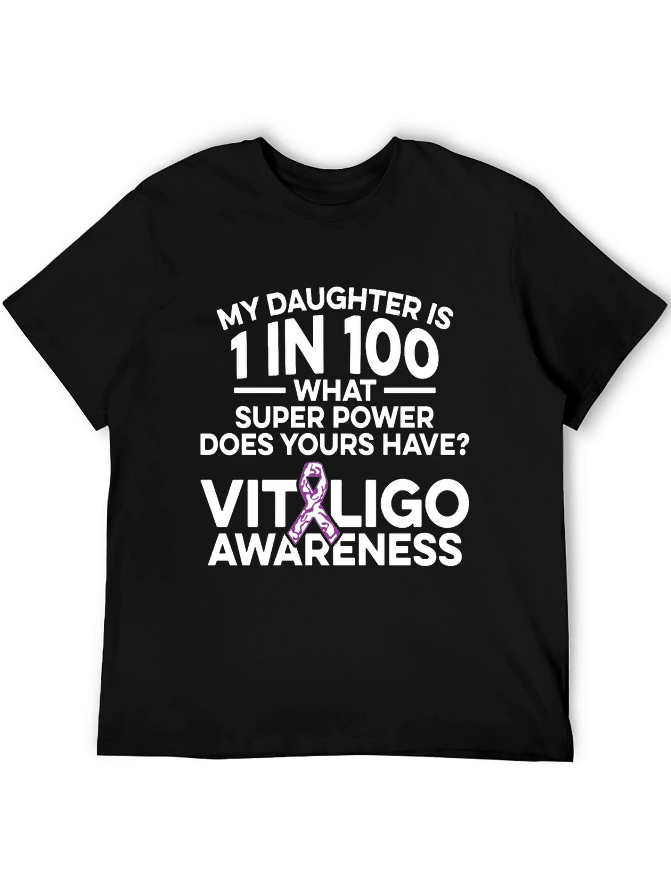 Camiseta Concientización Vitiligo - Hija Única