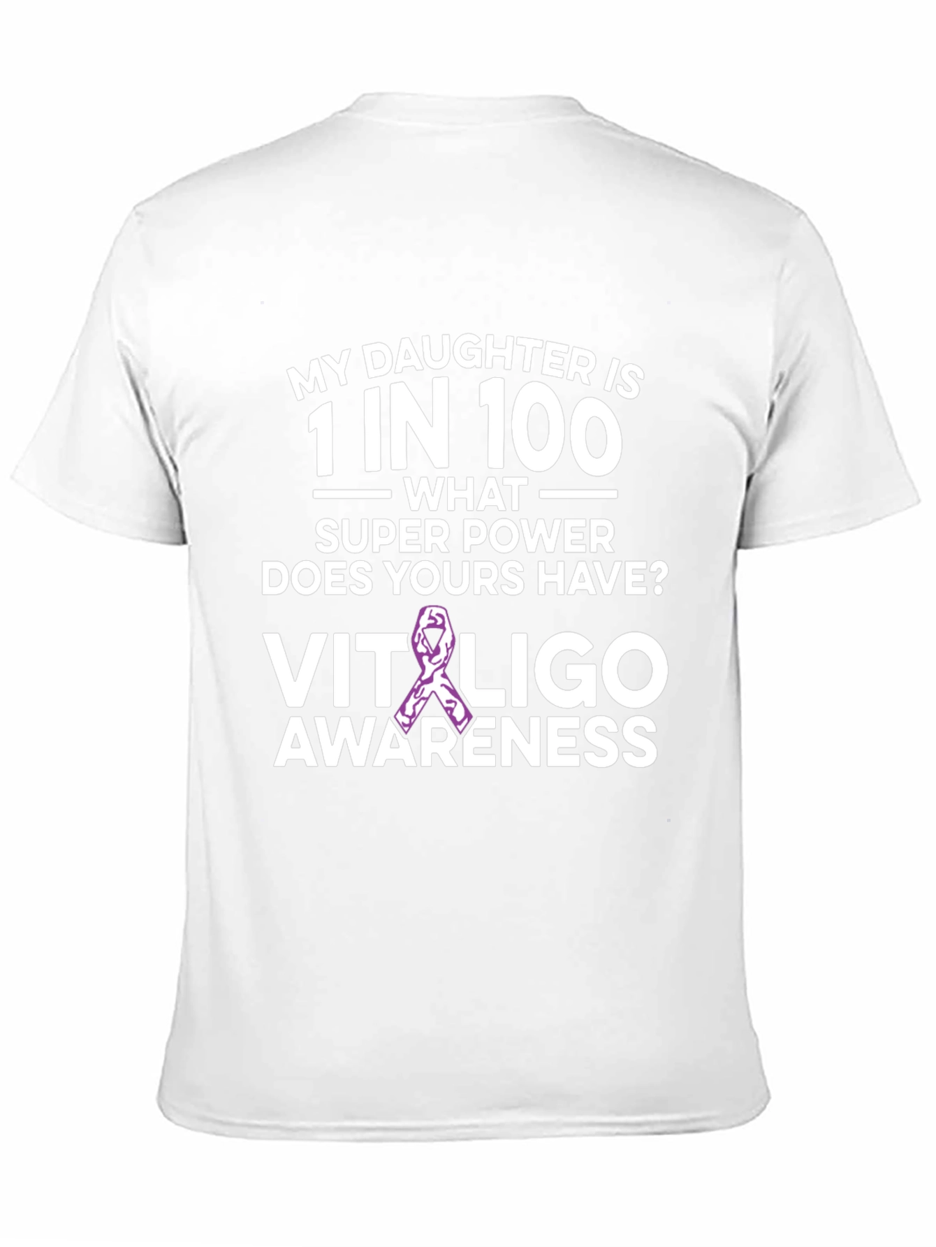 Camiseta Concientización Vitiligo - Hija Única