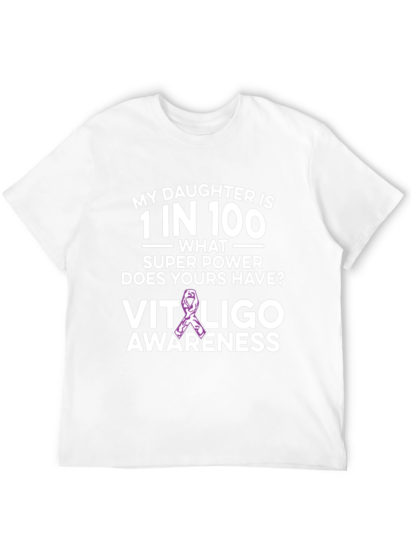 Camiseta Concientización Vitiligo - Hija Única