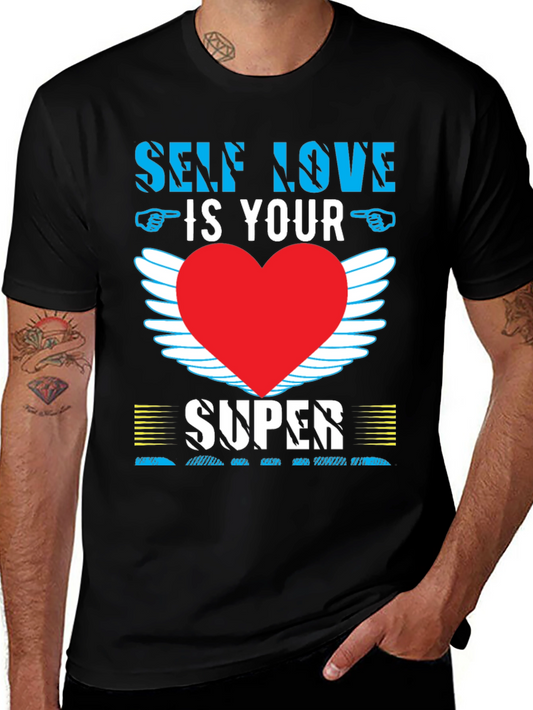 Camiseta Negra: Amor Propio es tu Super Poder