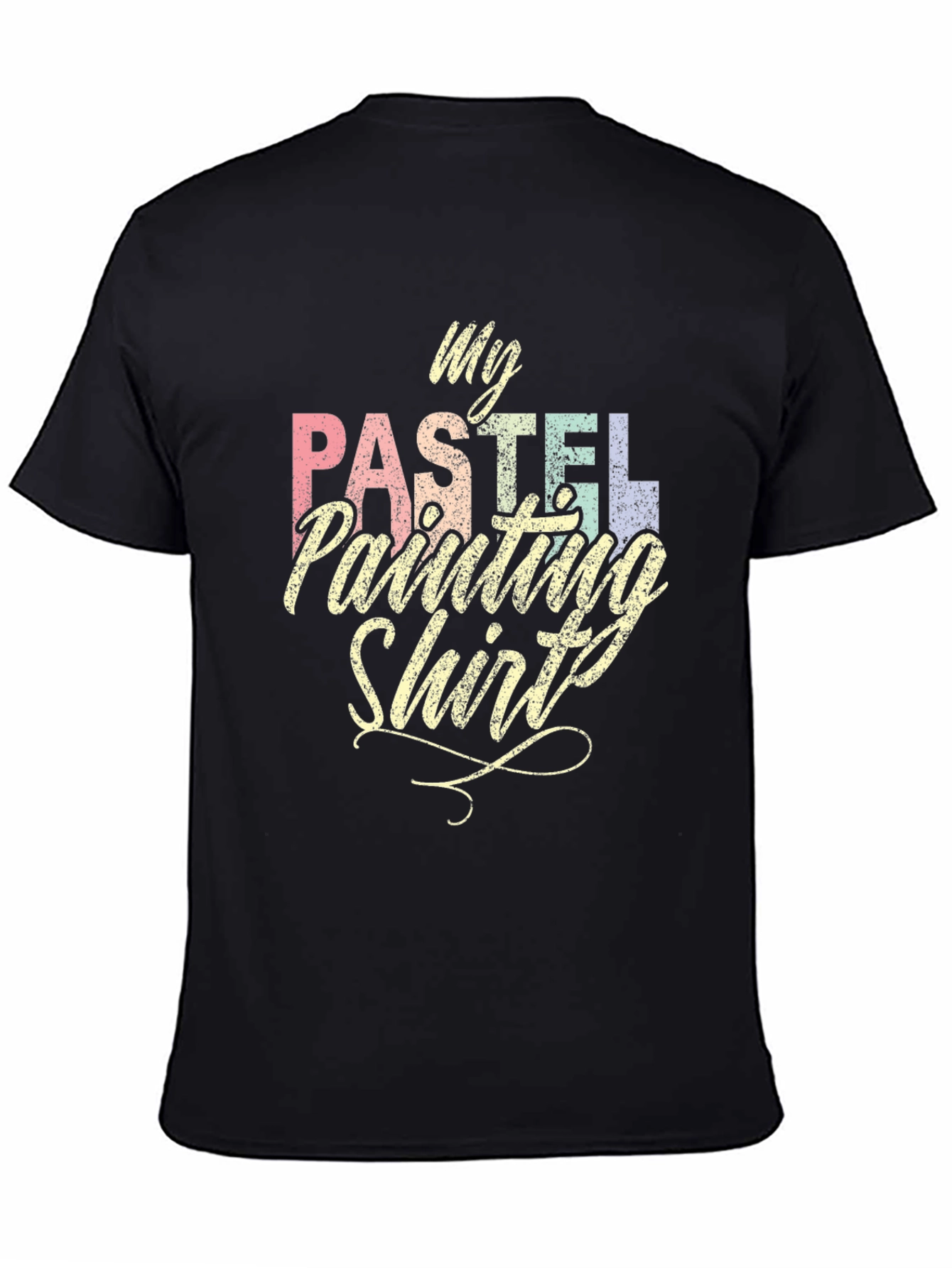 Camiseta Negra My Pastel Painting Shirt