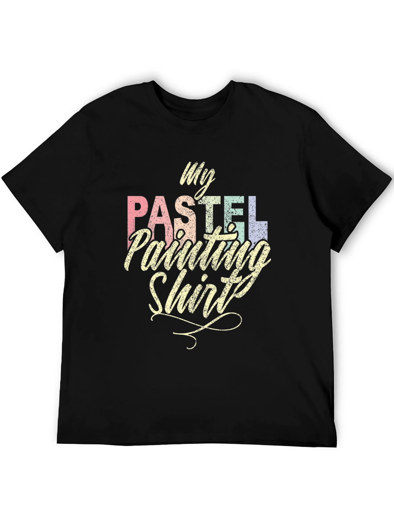 Camiseta Negra My Pastel Painting Shirt