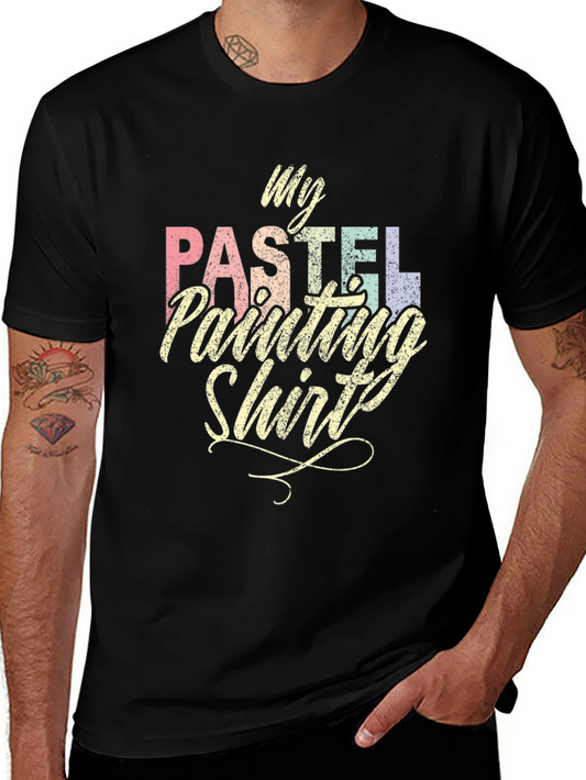 Camiseta Negra My Pastel Painting Shirt