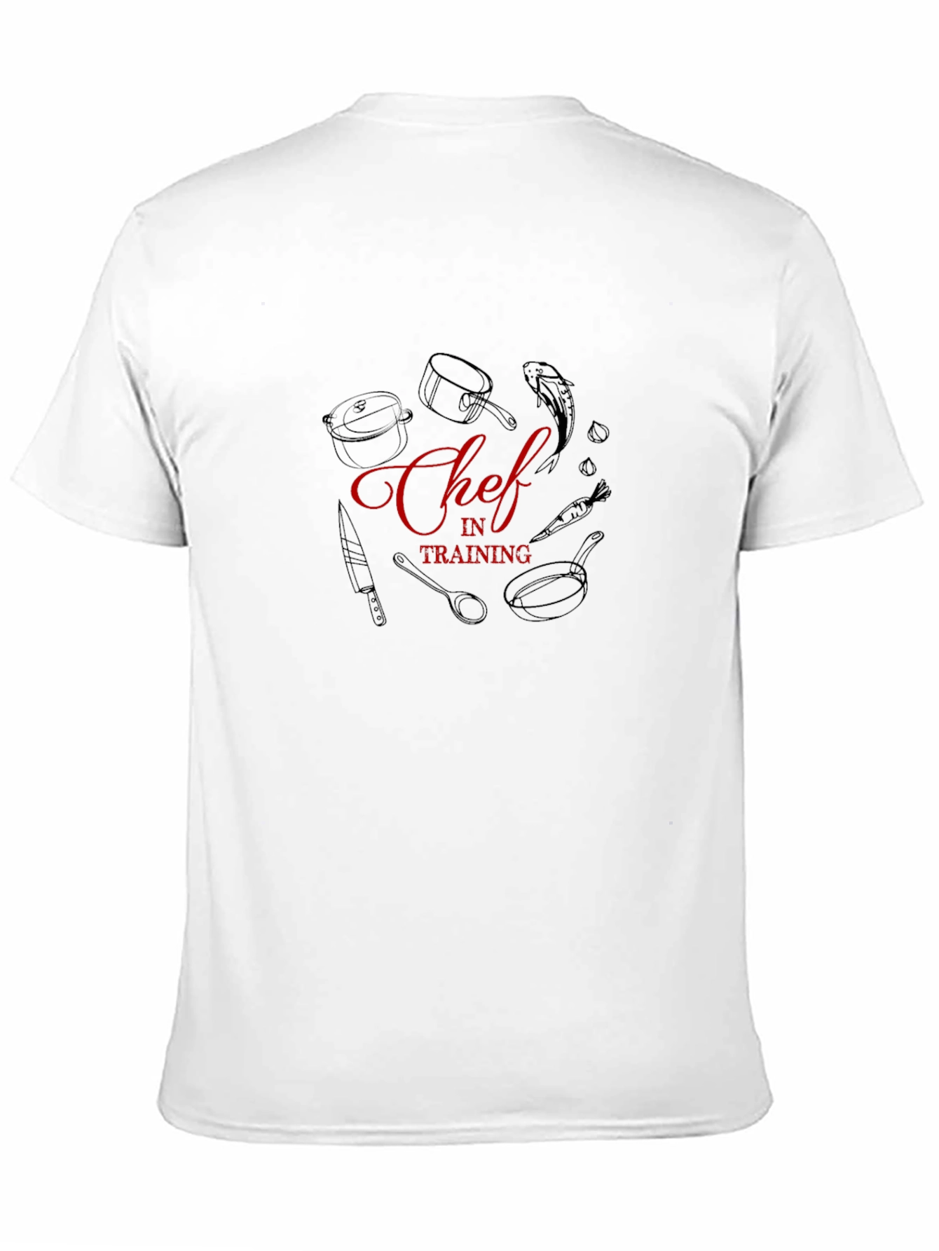 Camiseta Negra Chef en Formación - Estilo Cocina