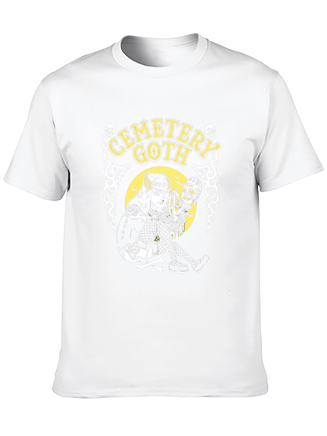 Camiseta Gótica Cemetery Goth para Hombre
