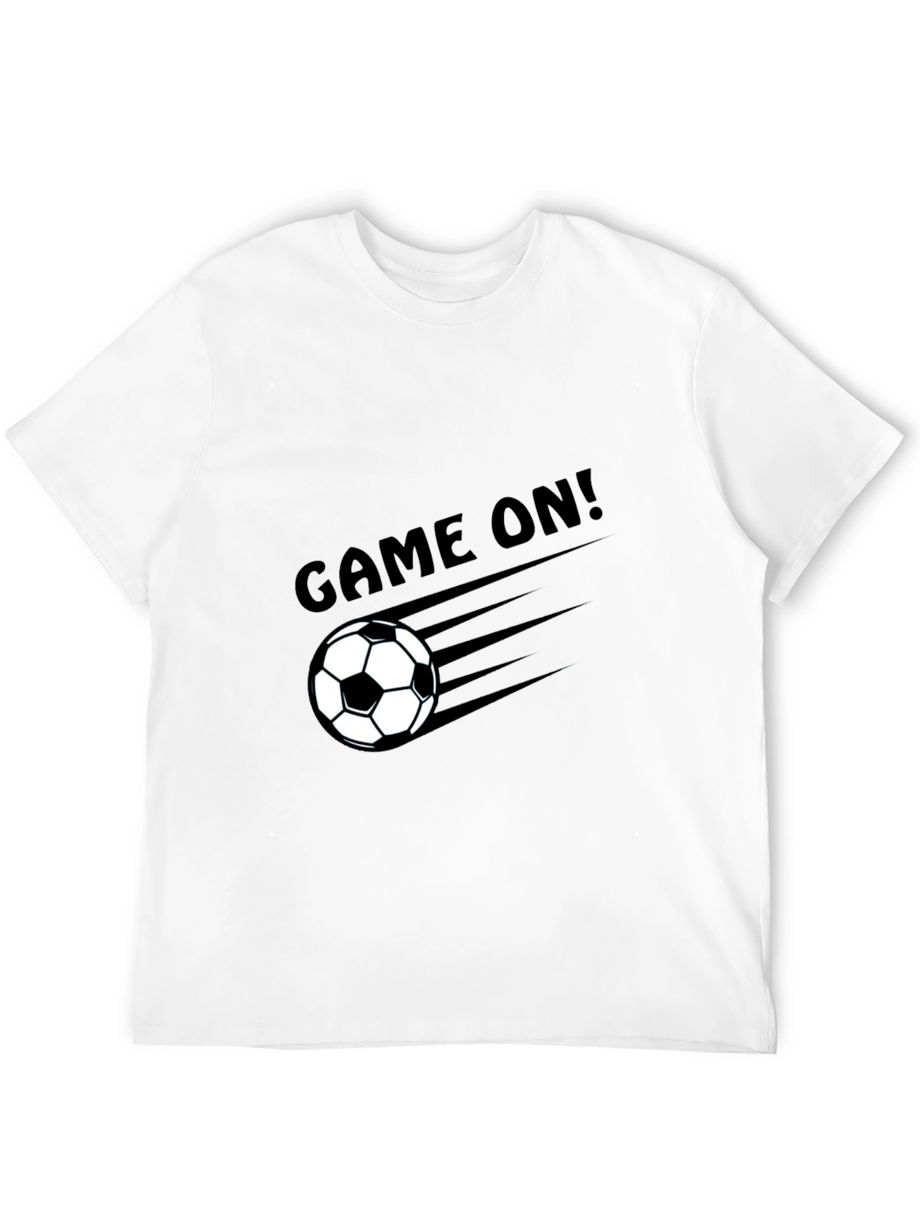 Camiseta Negra Fútbol ¡A jugar!