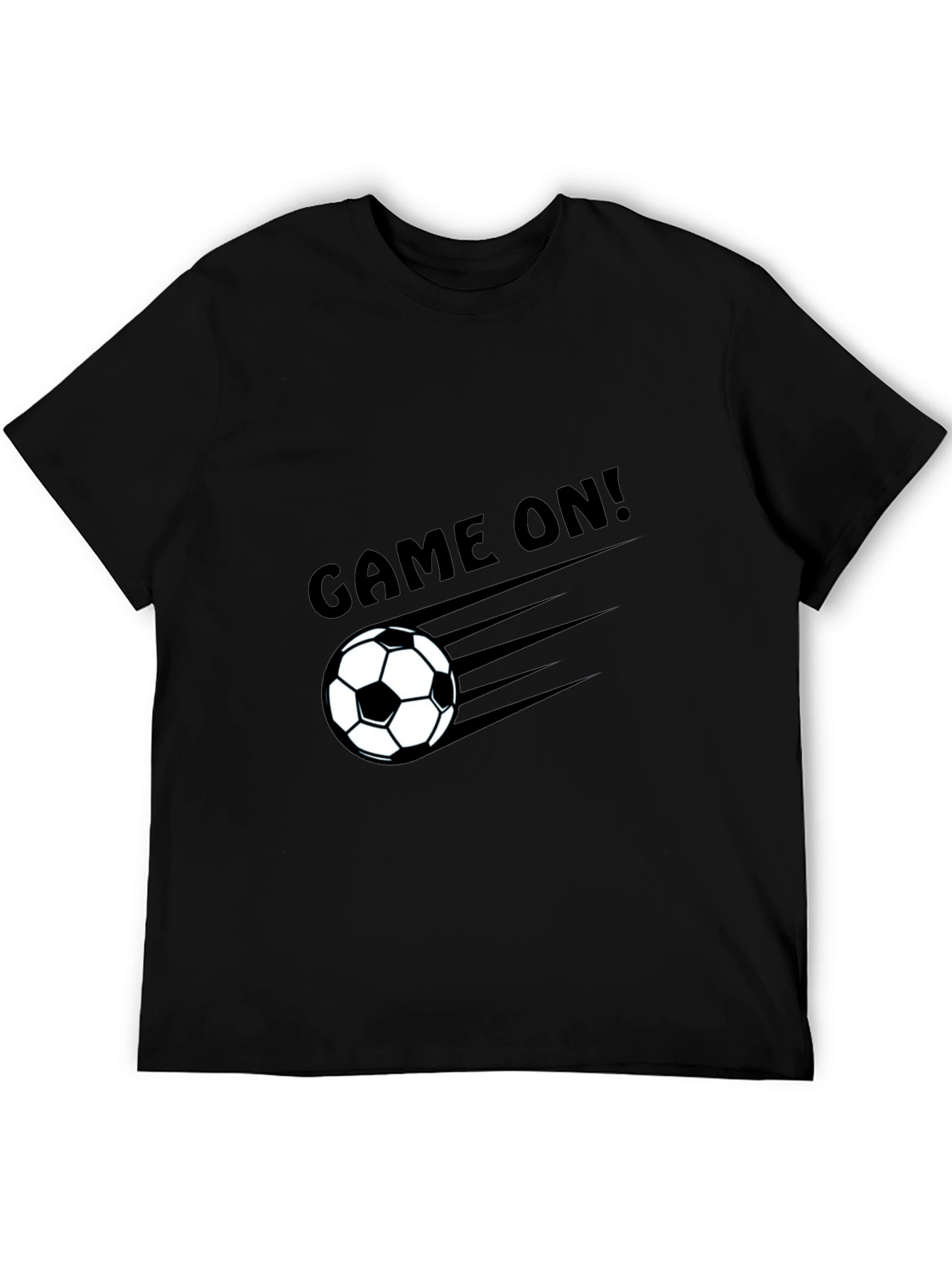 Camiseta Negra Fútbol ¡A jugar!