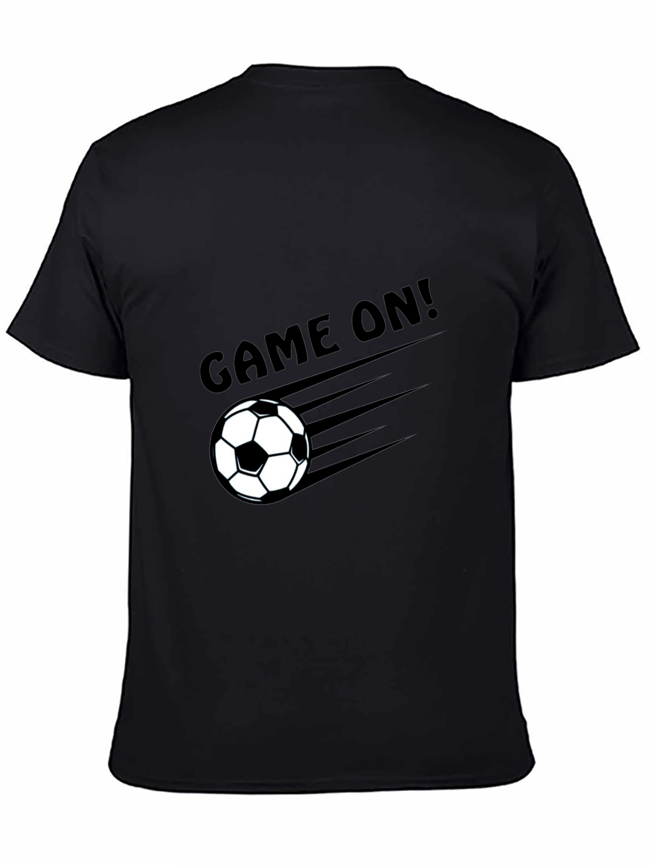 Camiseta Negra Fútbol ¡A jugar!