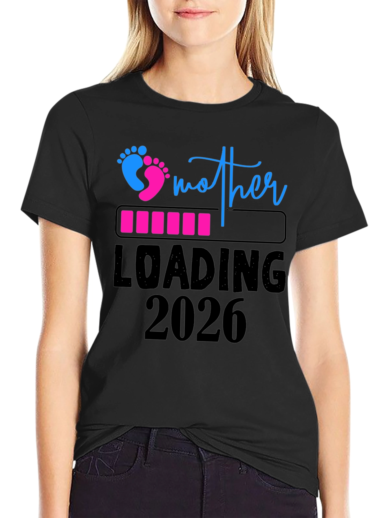 Camiseta Mother Loading 2026 Negra