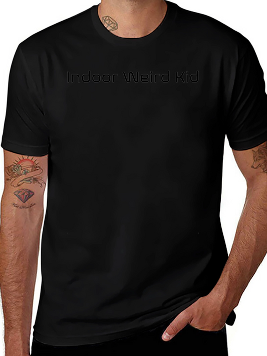 Camiseta Negra Indoor Weird Kid