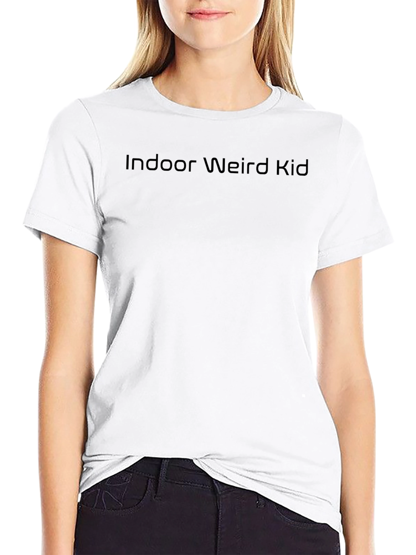 Camiseta Negra Indoor Weird Kid