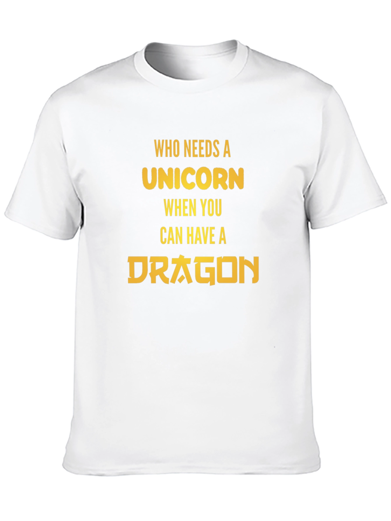 Camiseta Negra Dragón vs Unicornio