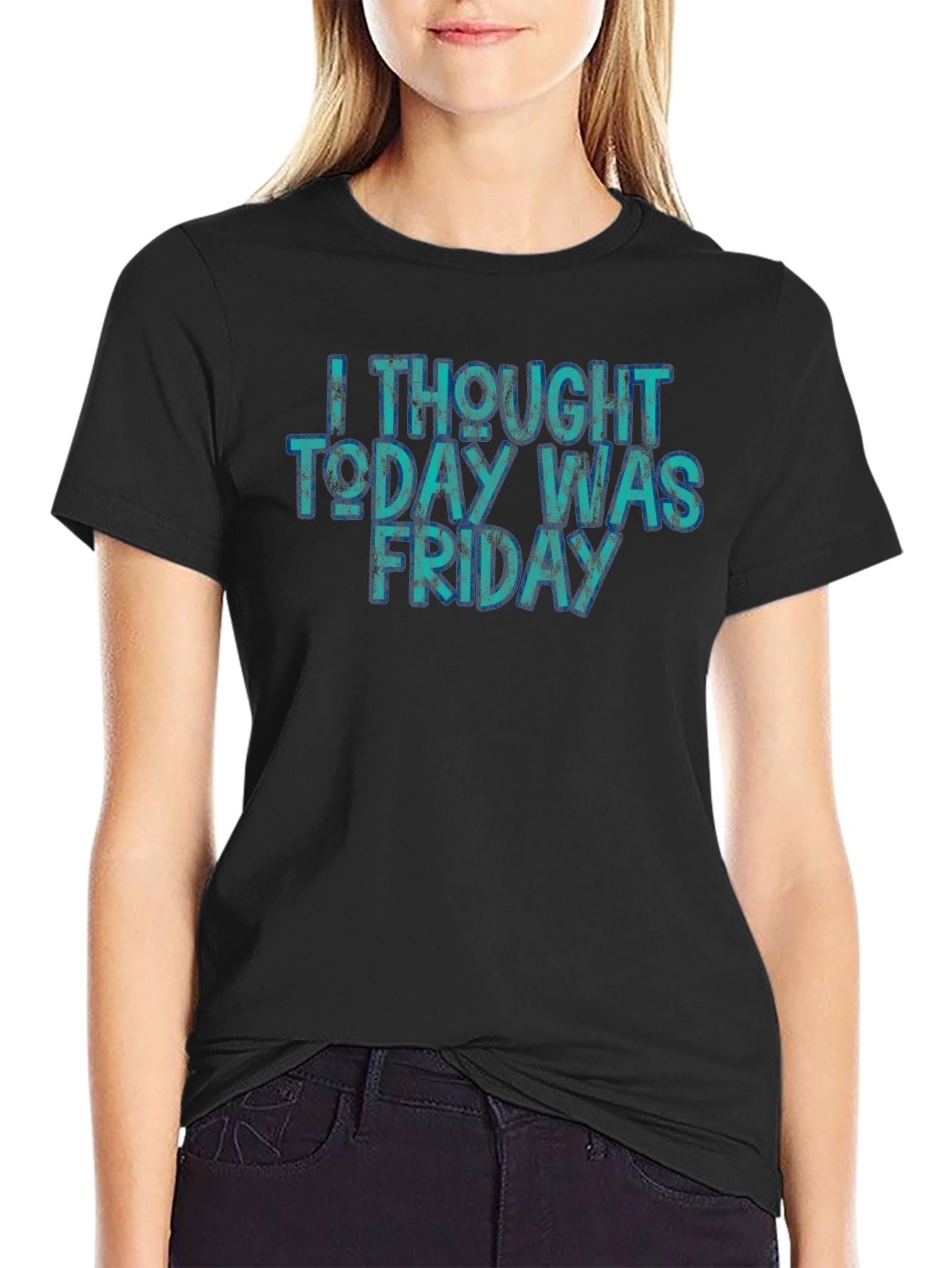 Camiseta Negra: Pensé Que Era Viernes