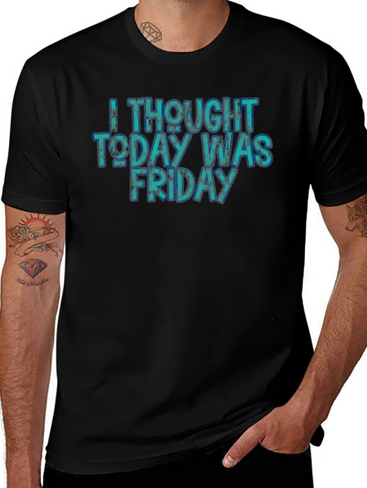 Camiseta Negra: Pensé Que Era Viernes