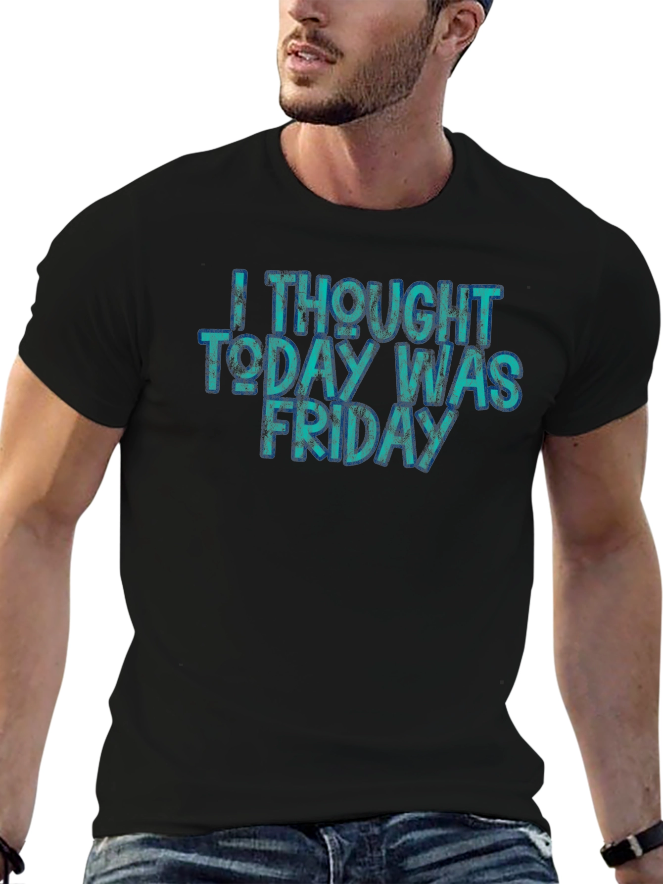 Camiseta Negra: Pensé Que Era Viernes