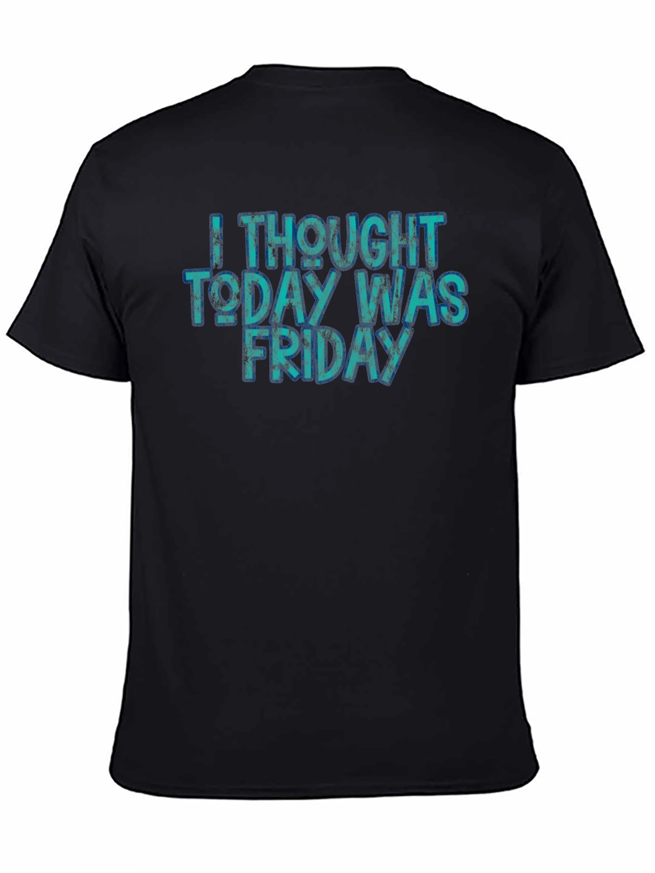 Camiseta Negra: Pensé Que Era Viernes