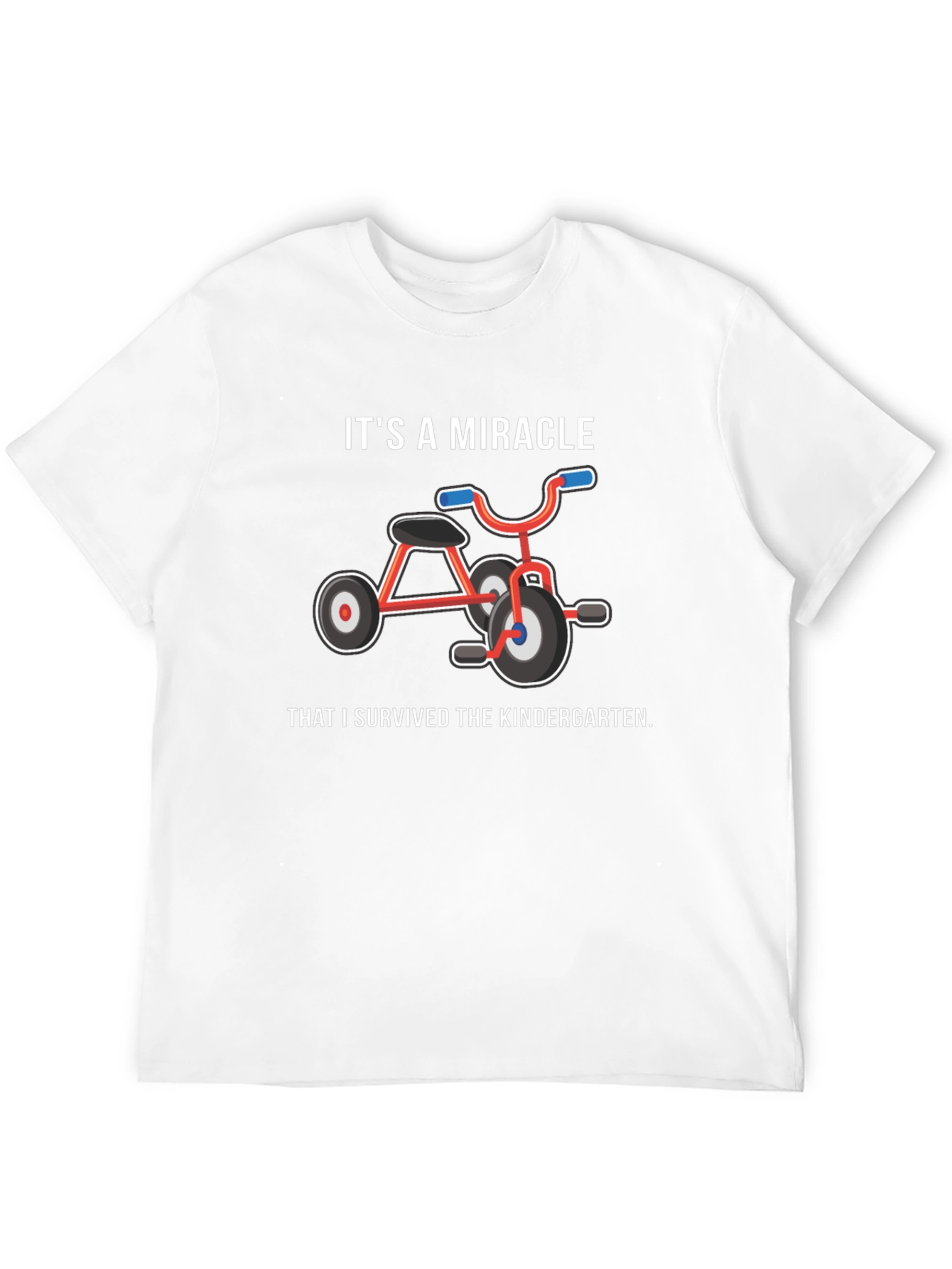 Camiseta Negra: ¡Sobreviví al Jardín de Niños!