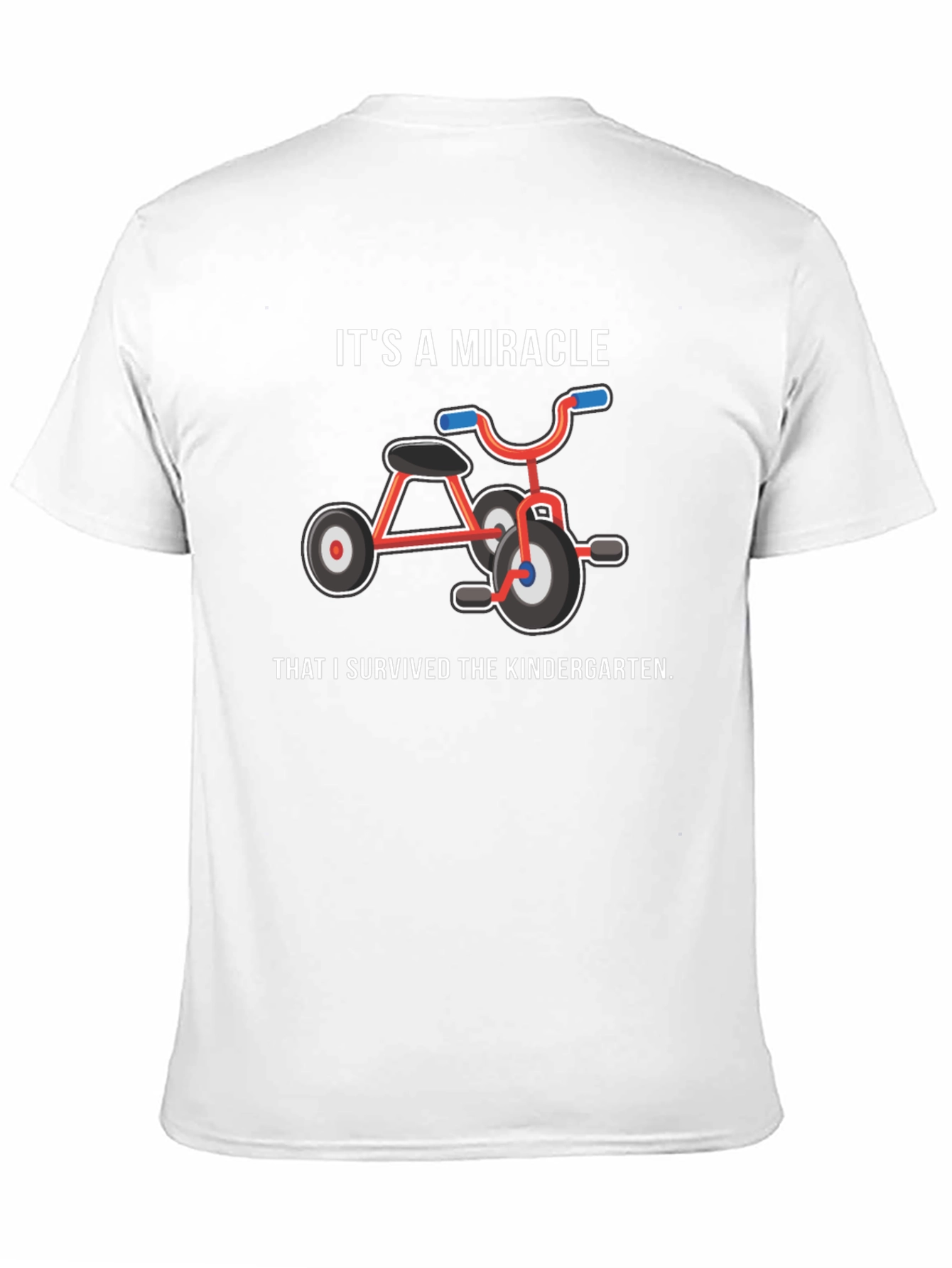 Camiseta Negra: ¡Sobreviví al Jardín de Niños!
