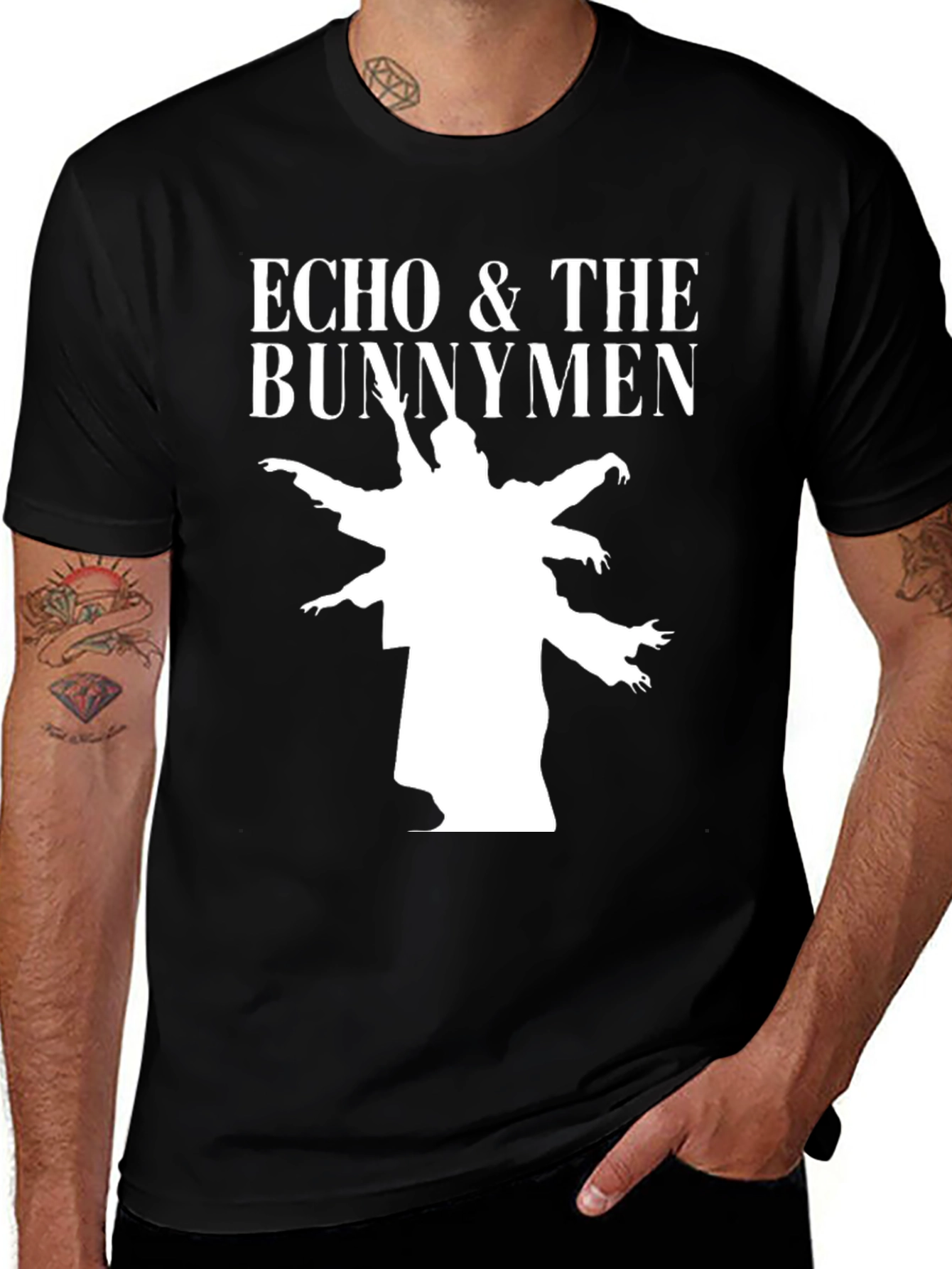 Camiseta Negra Echo & The Bunnymen
