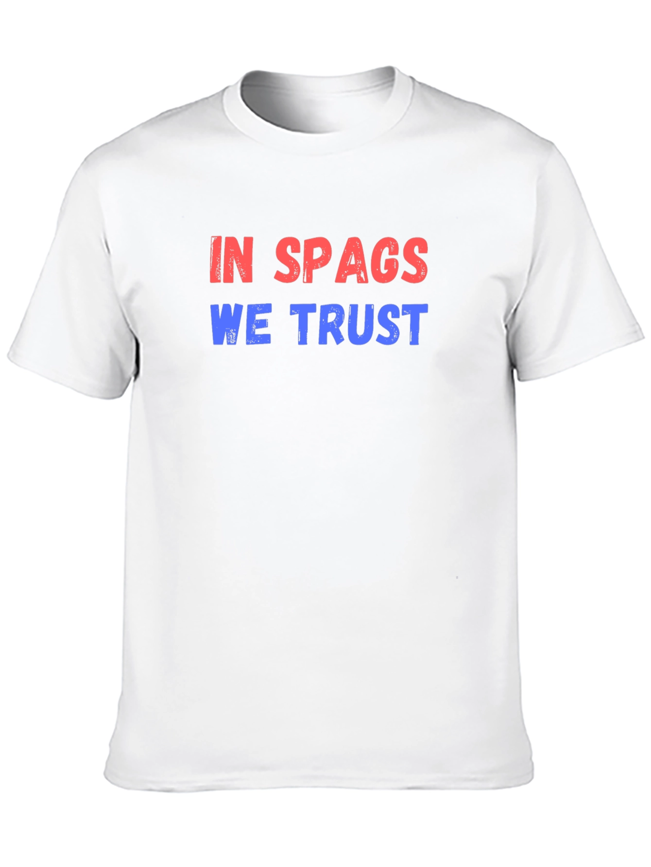 Camiseta Negra In Spags We Trust