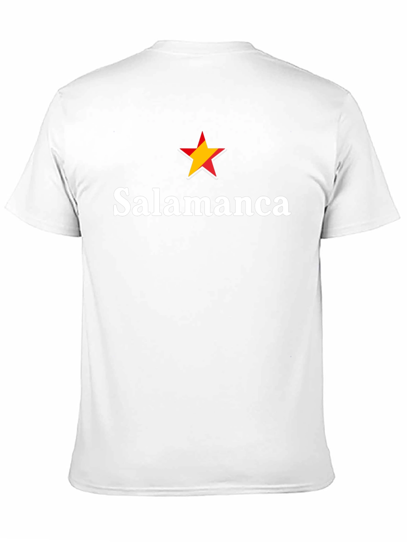 Camiseta Salamanca España Estrella Roja y Amarilla